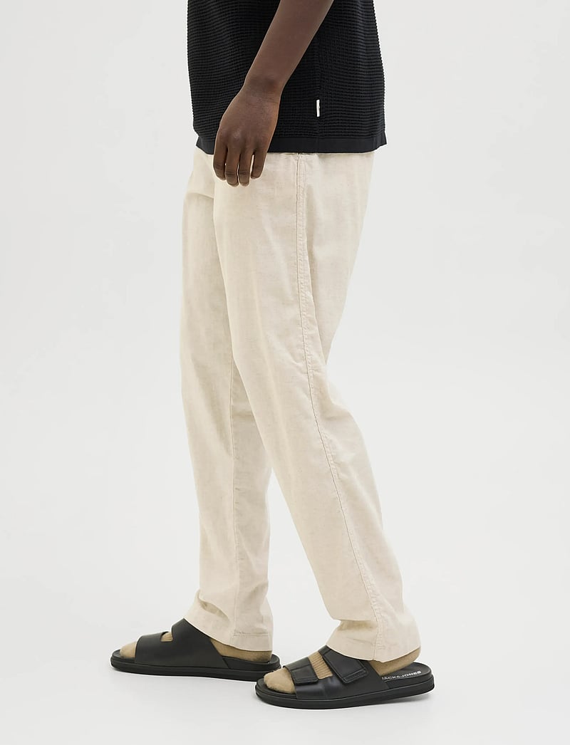 Jack & Jones - JPSTKANE HYBRID BONDI JOGGER SN - leinenhosen - moonbeam - 5