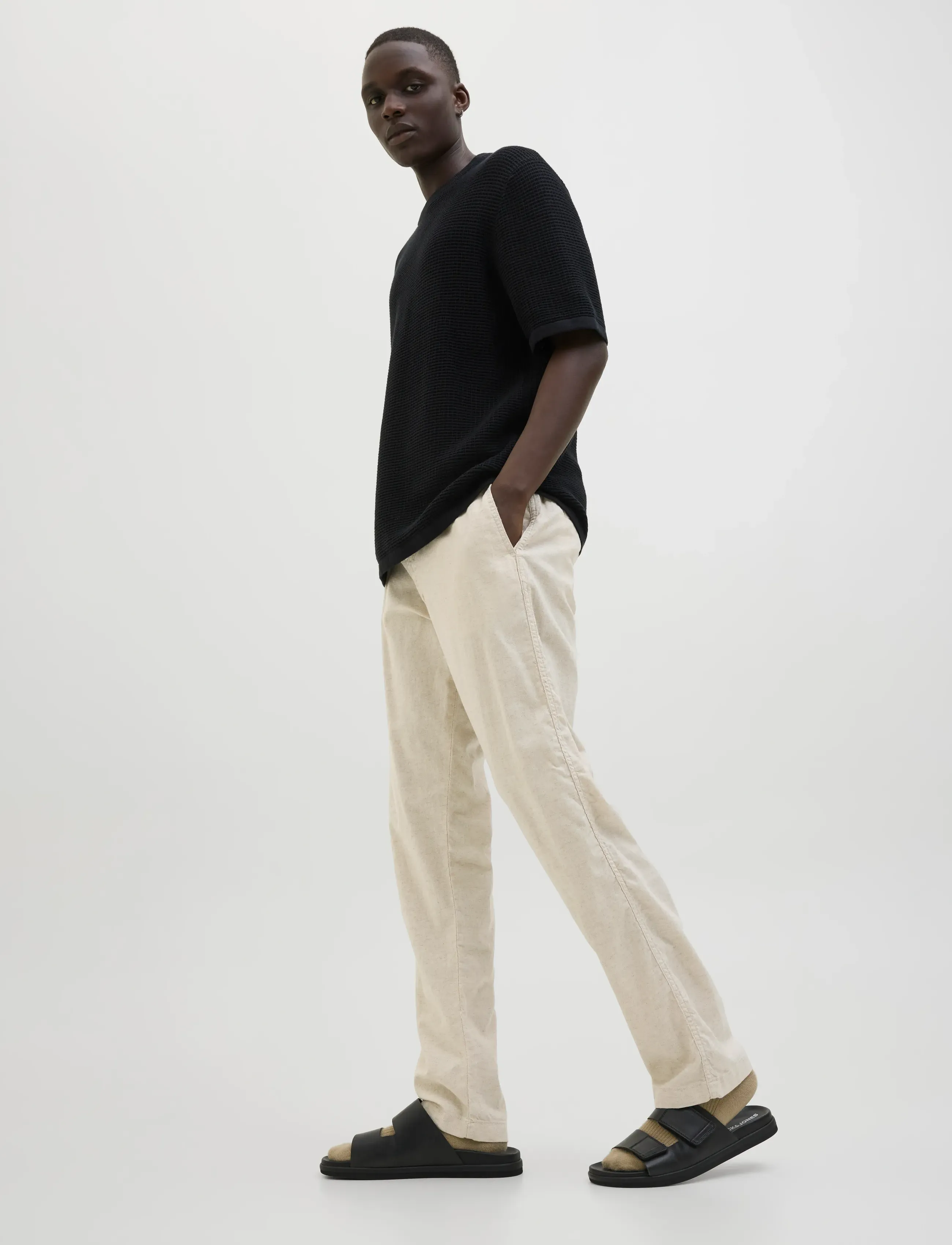 JACK & JONES Raka byxor JPSTKANE HYBRID BONDI JOGGER herr – bild 9