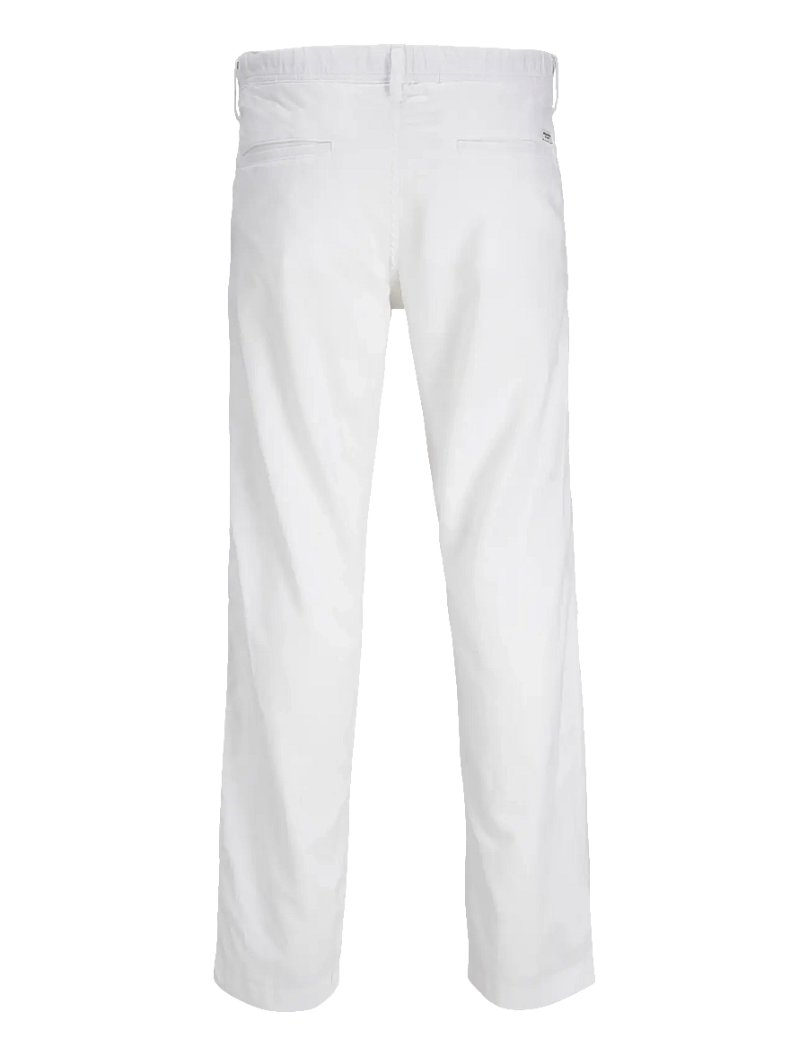 Jack & Jones - JPSTKANE HYBRID BONDI LINEN JOGGER SN - leinenhosen - white - 2