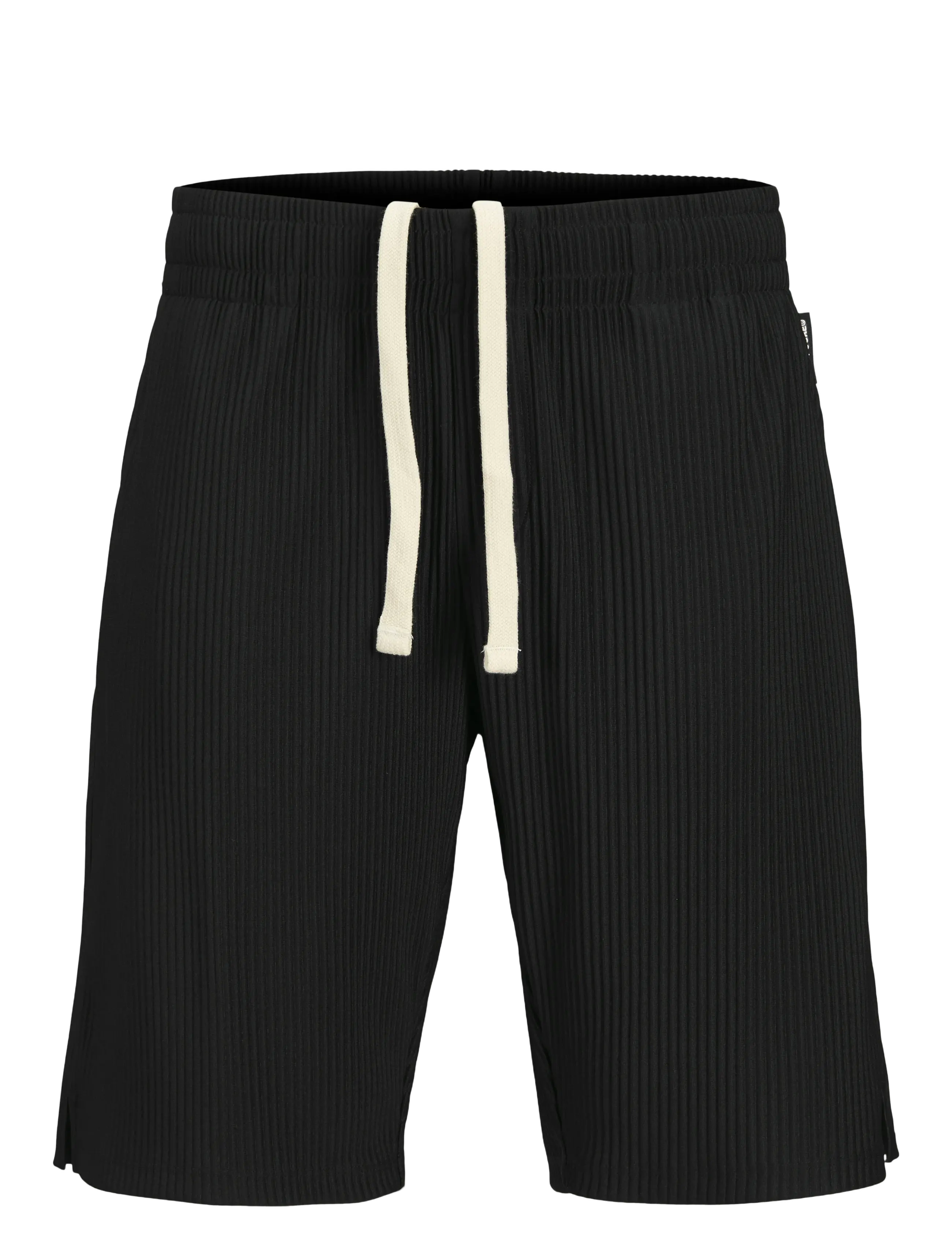 JACK & JONES Jpstkarl Interlude Plisse Shorts Mid Schwarz - M - Herren
