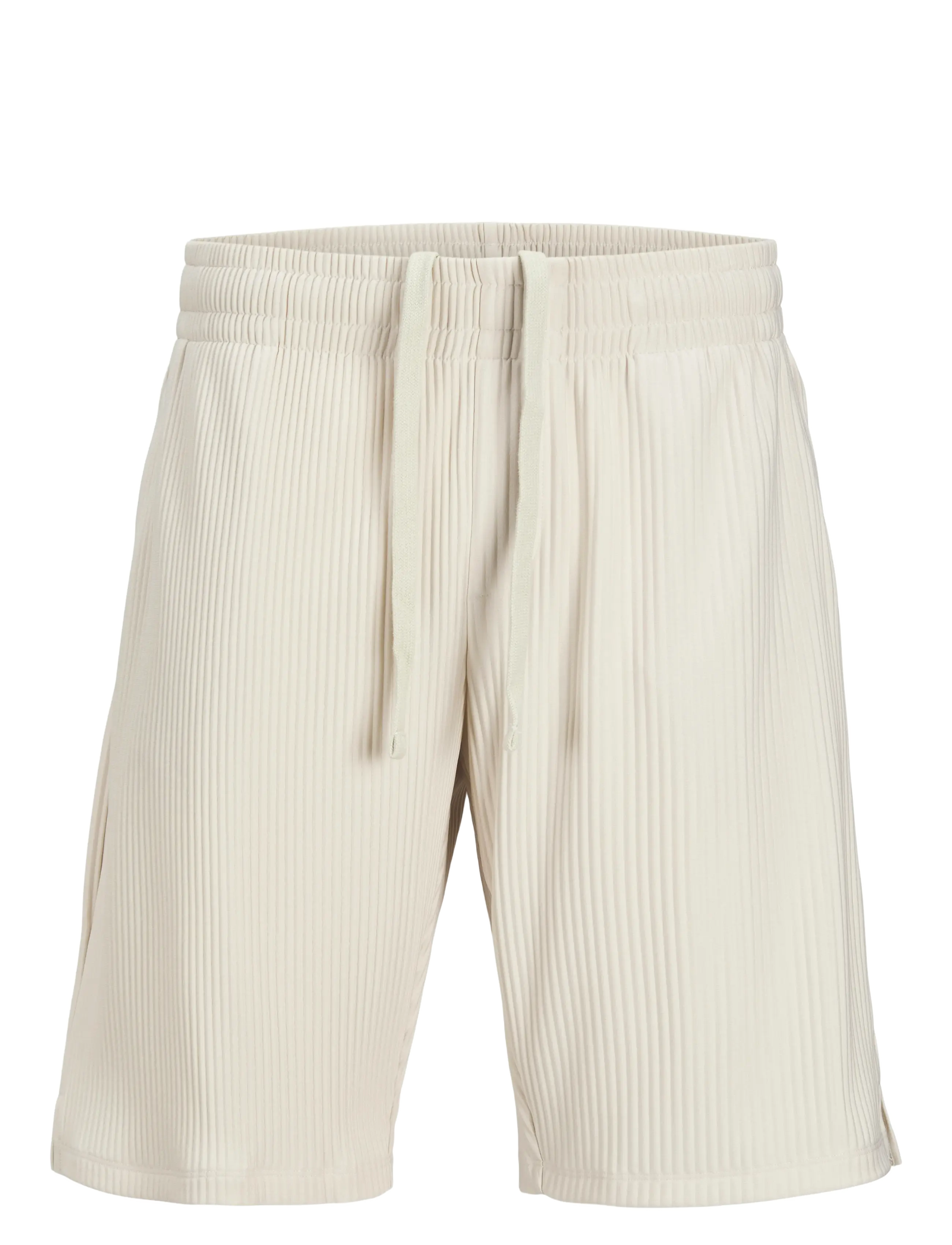 JACK & JONES Jpstkarl Interlude Plisse Shorts Mid Cream - XL - Herren