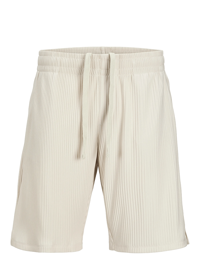 Jack & Jones - JPSTKARL INTERLUDE PLISSE SHORTS MID - sweatshorts - moonbeam - 1