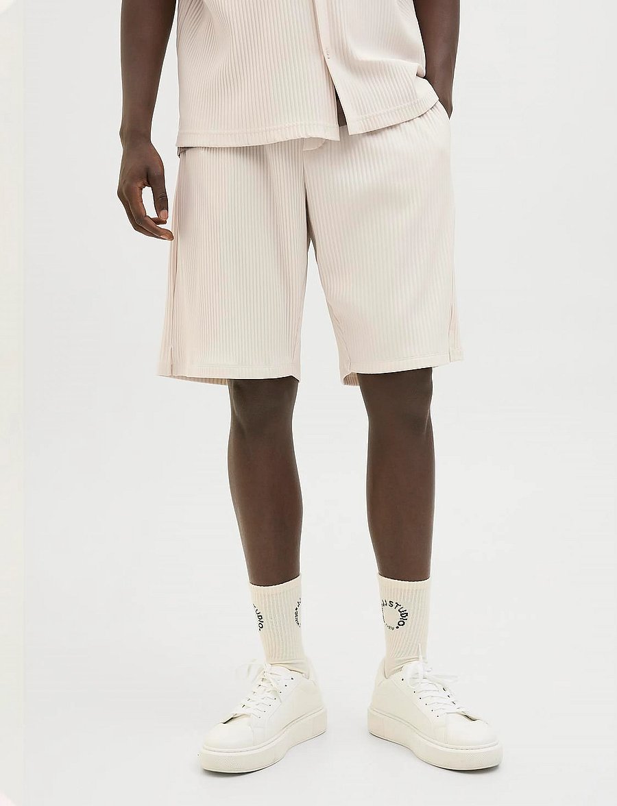 Jack & Jones - JPSTKARL INTERLUDE PLISSE SHORTS MID - lühikesed dressipüksid - moonbeam - 0