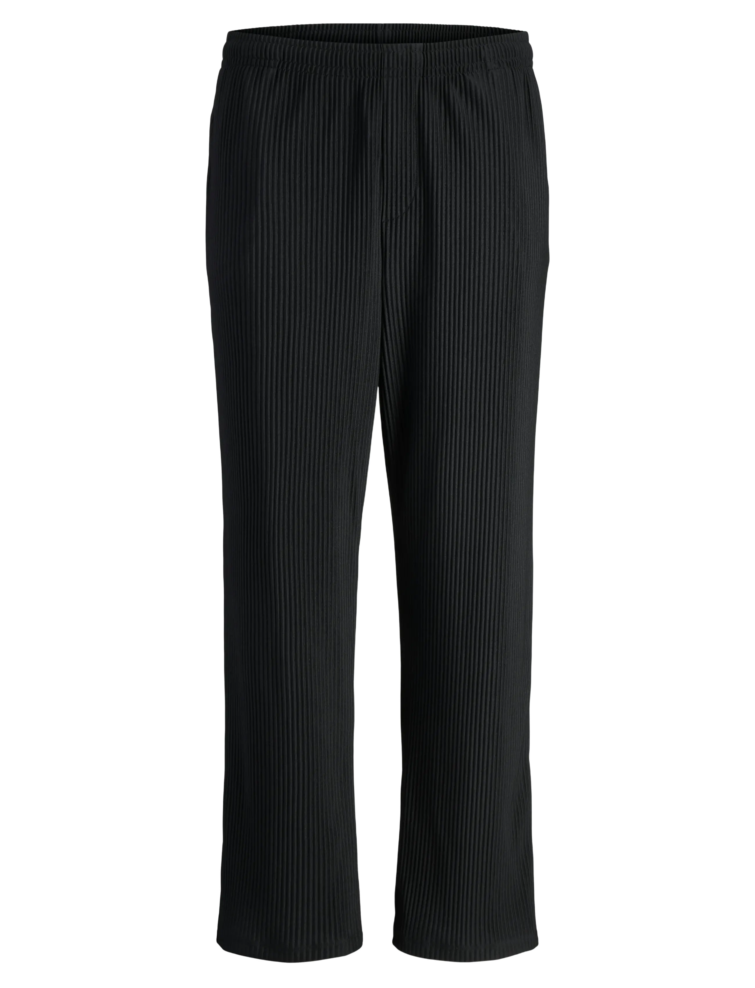 JACK & JONES Jpstkarl Interlude Plisse Sweat Hosen Schwarz - M - Herren