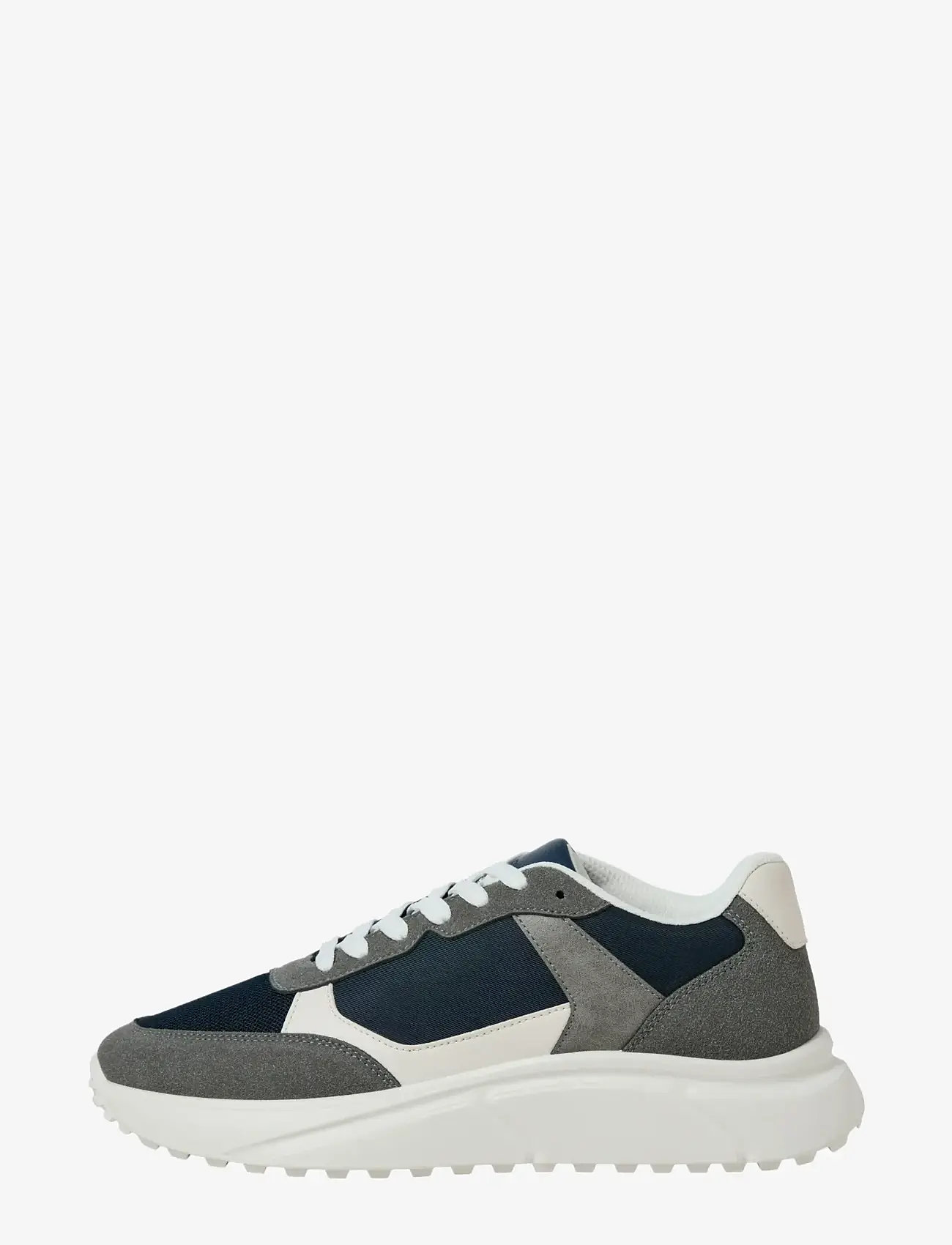 Jack & Jones JFWASPIRE PU RUNNER NOOS - Robustsed tossud - CASTLEROCK / grey