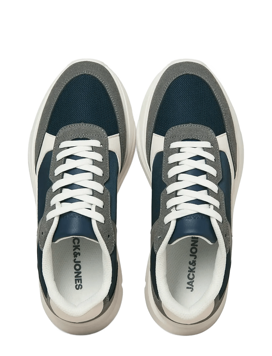 Jack & Jones - JFWASPIRE PU RUNNER NOOS - madala säärega tossud - castlerock - 1