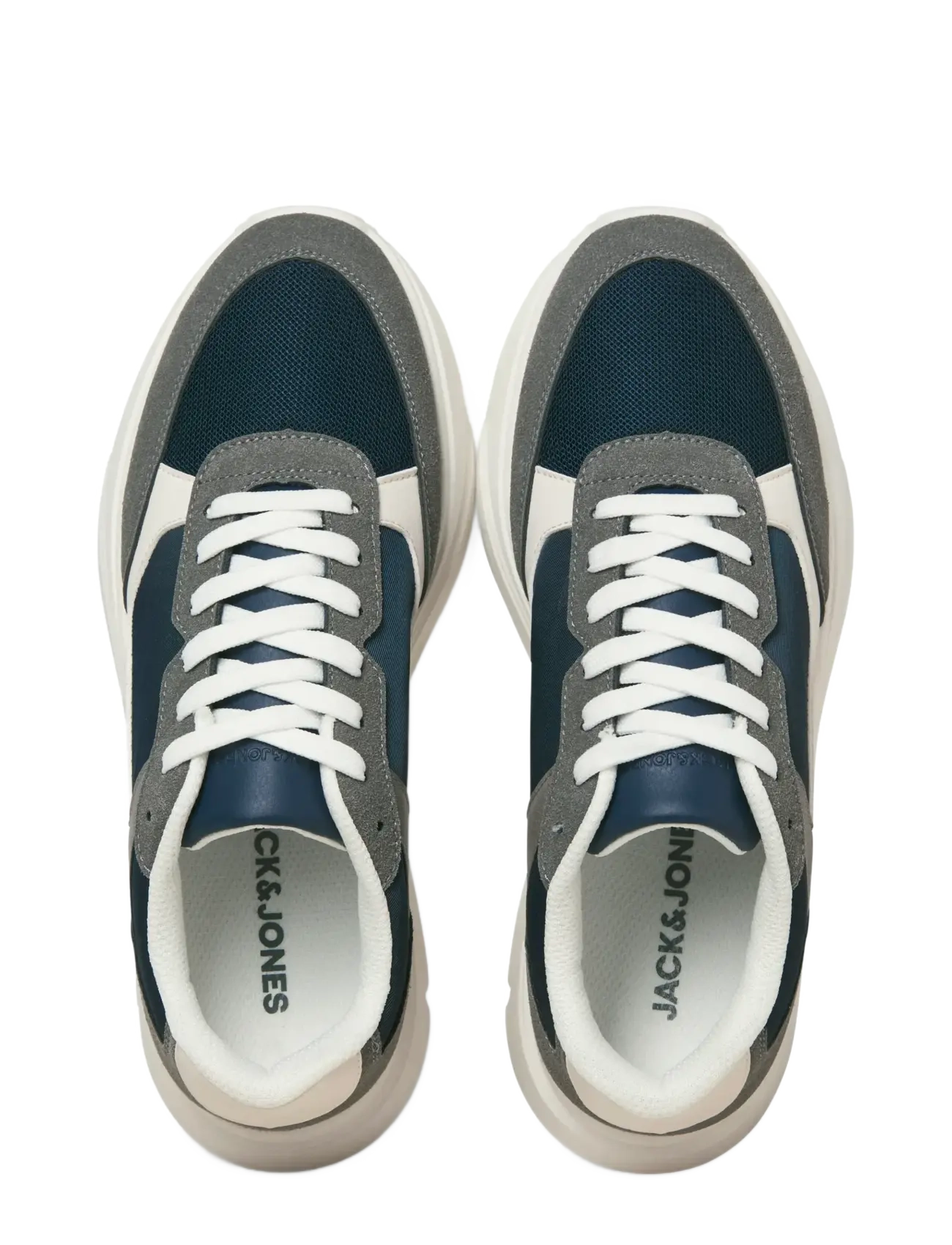 Jack & Jones - JFWASPIRE PU RUNNER NOOS - chunky sneakers - castlerock - 1