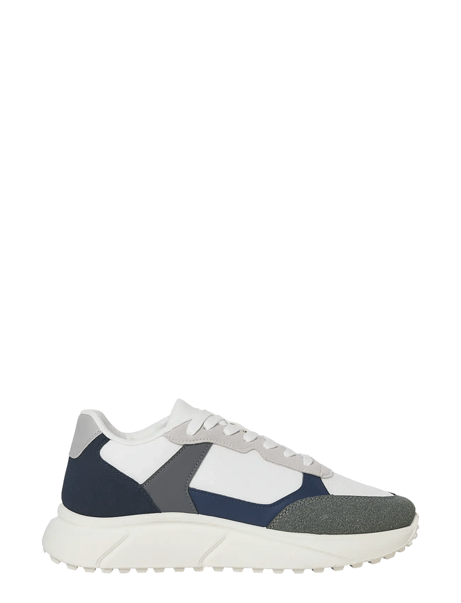 Jack & Jones - JFWASPIRE PU RUNNER NOOS - låga sneakers - white - 1