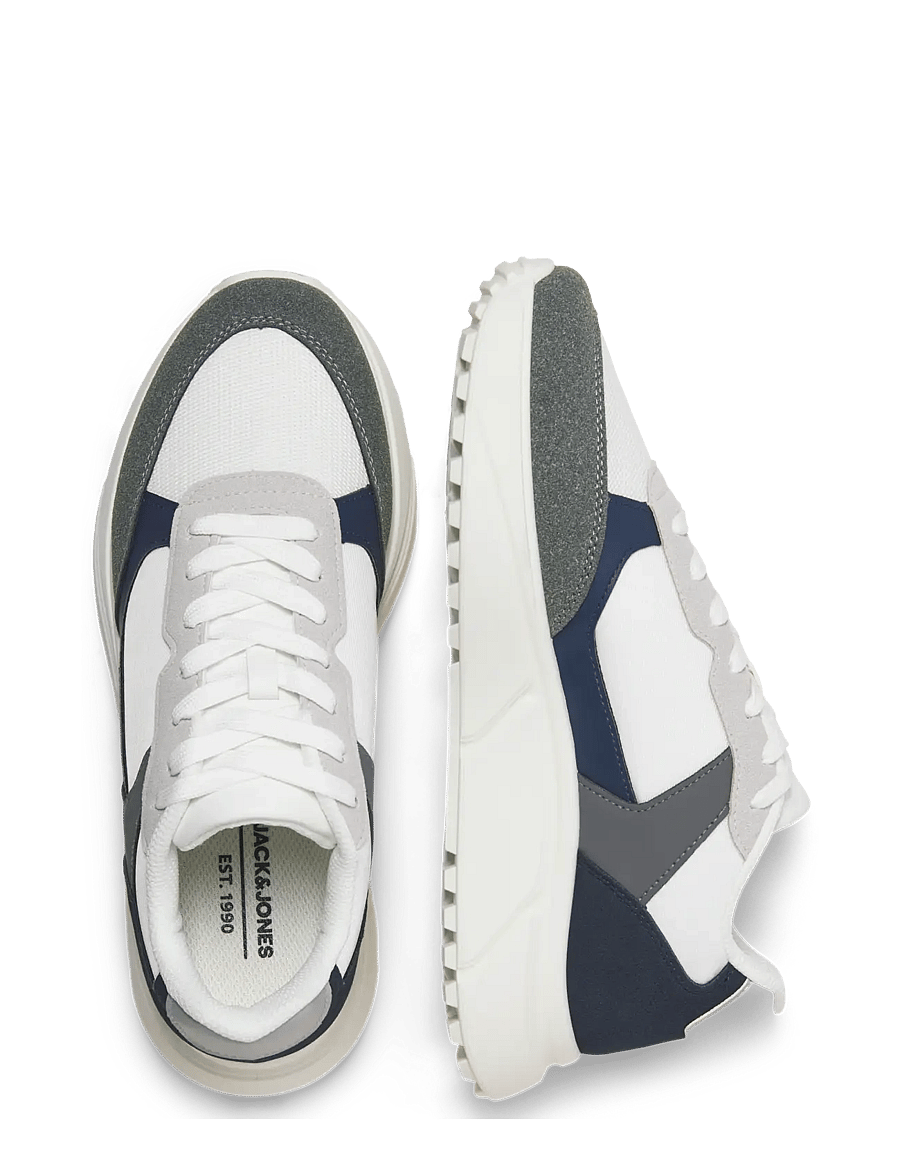 Jack & Jones - JFWASPIRE PU RUNNER NOOS - låga sneakers - white - 3