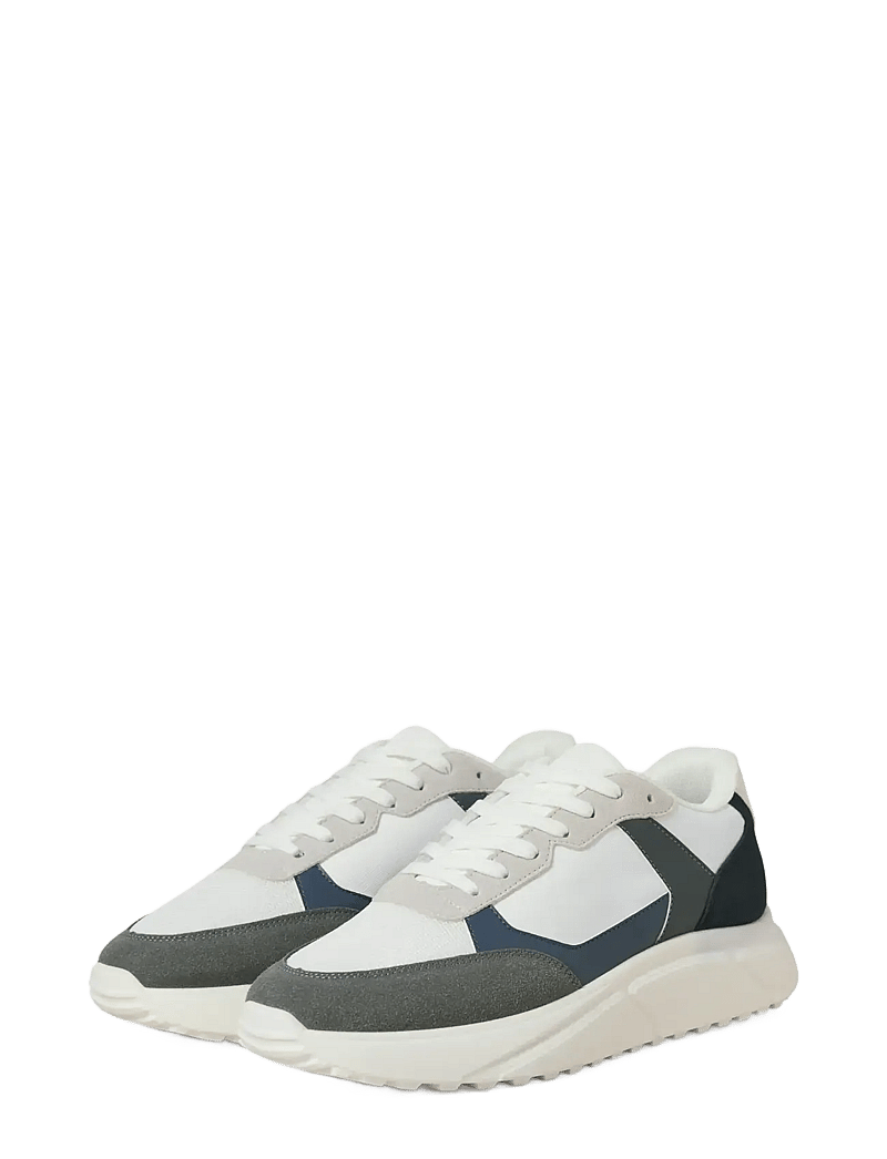 Jack & Jones - JFWASPIRE PU RUNNER NOOS - lave sneakers - white - 3