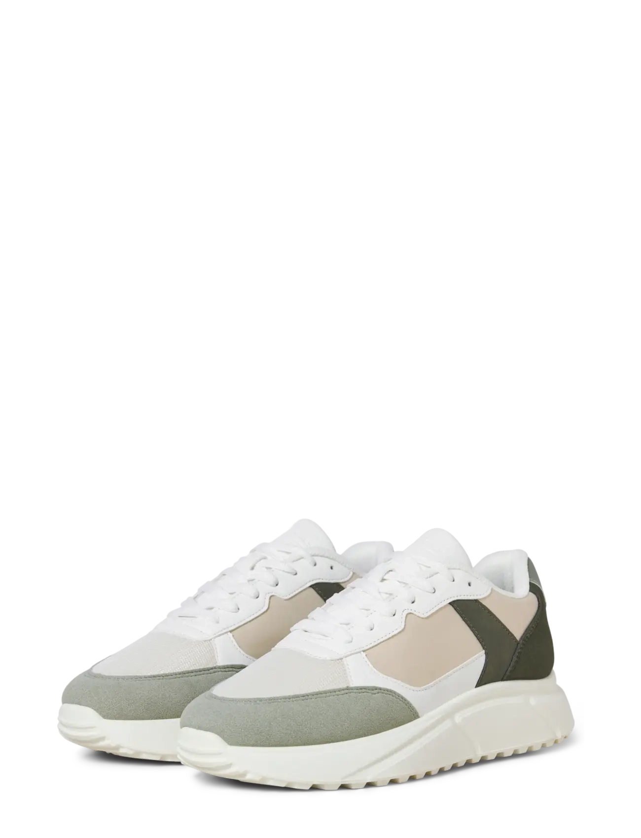 Jack & Jones - JFWASPIRE PU RUNNER NOOS - low tops - white - 4