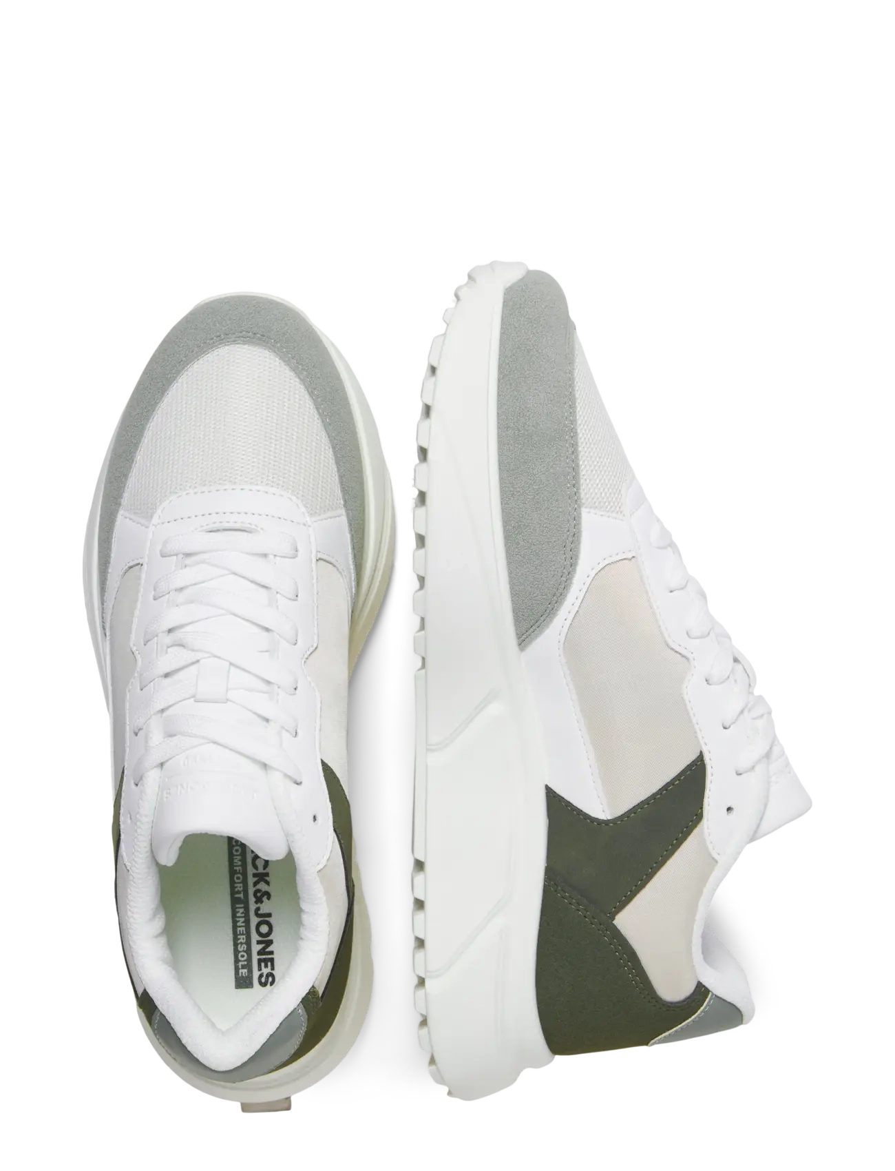 Jack & Jones - JFWASPIRE PU RUNNER NOOS - low tops - white - 5