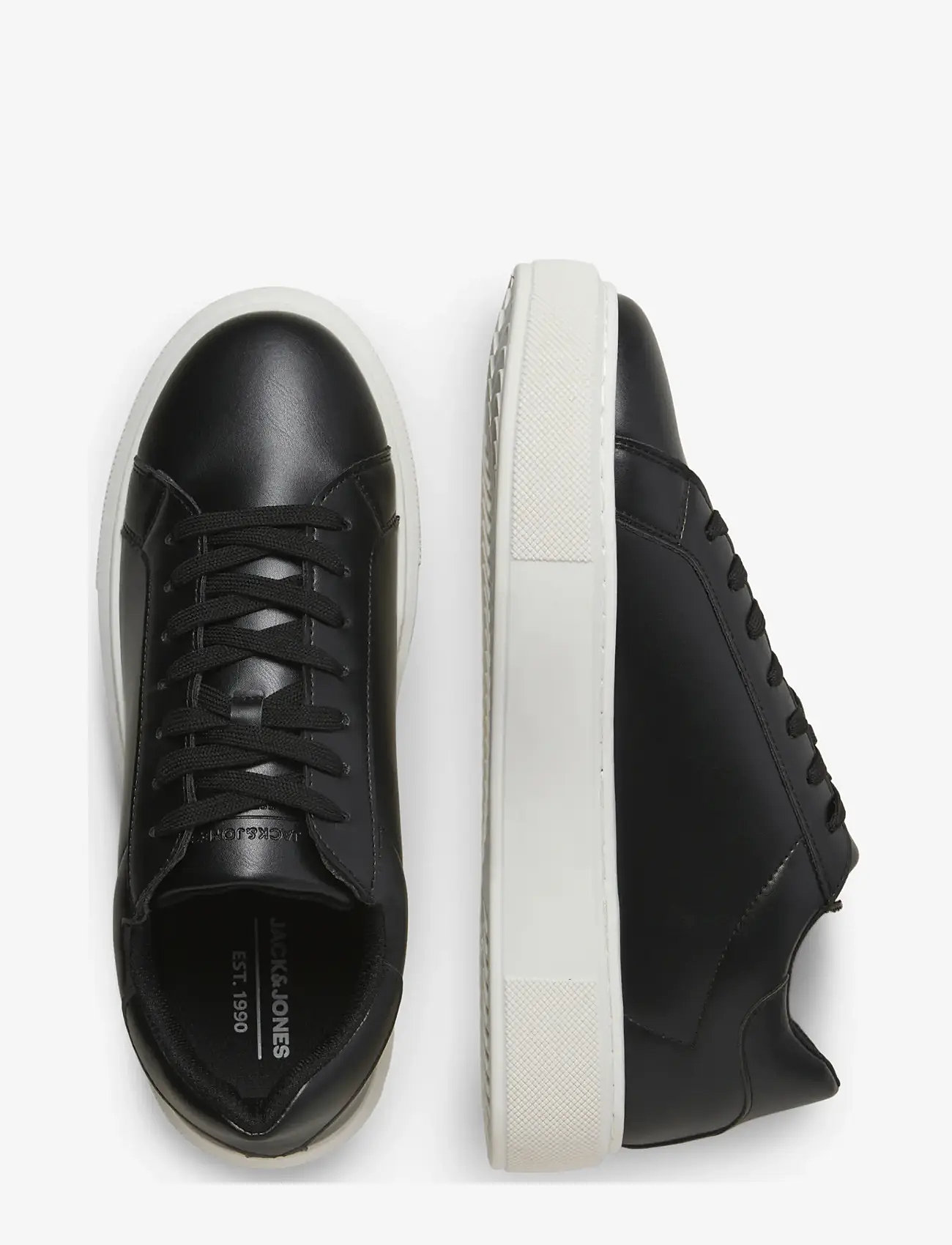 Jack & Jones - JFWASPIRE CUPSOLE PU SNEAKER NOOS - baskets basses - anthracite - 2