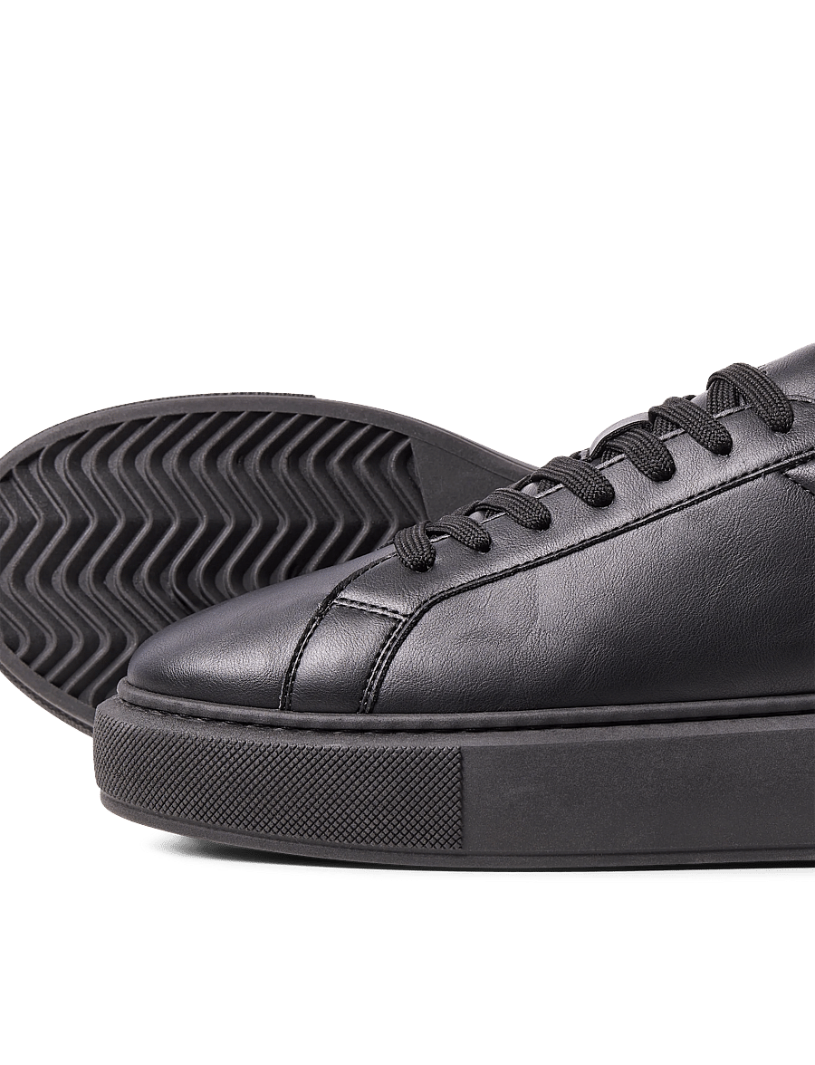 Jack & Jones - JFWASPIRE CUPSOLE PU SNEAKER NOOS - låga sneakers - anthracite - 5