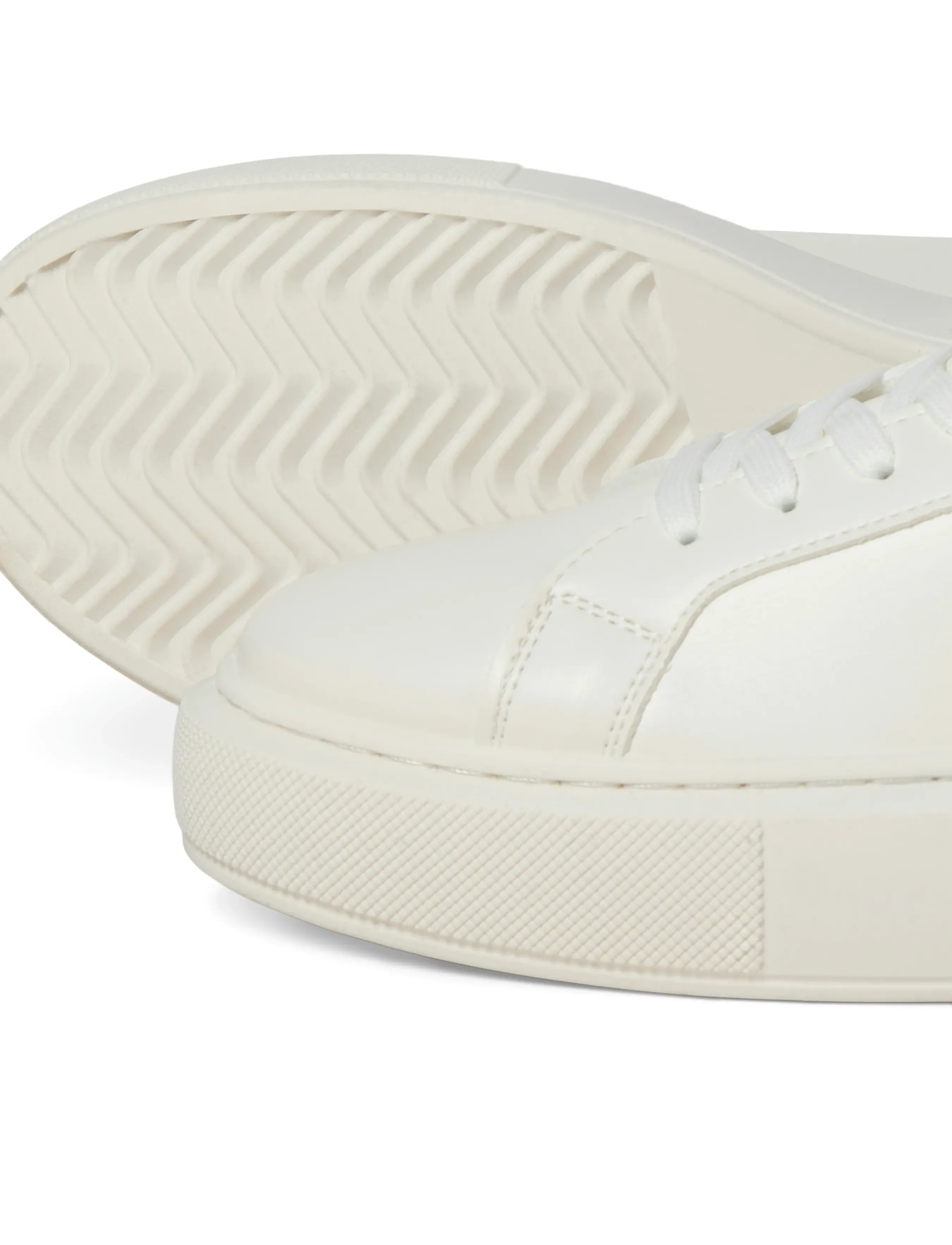 Jack & Jones - JFWASPIRE CUPSOLE PU SNEAKER NOOS - niedriger schnitt - white - 4