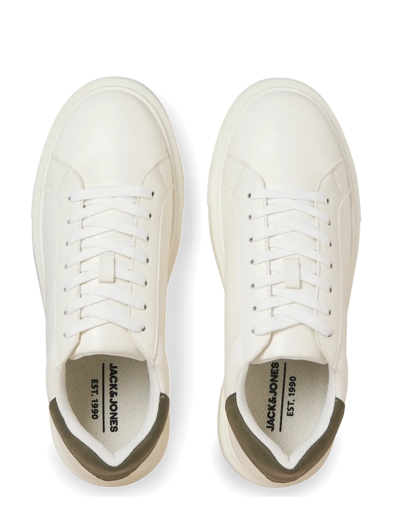 Jack & Jones - JFWASPIRE CUPSOLE PU SNEAKER NOOS - lave sneakers - white - 2