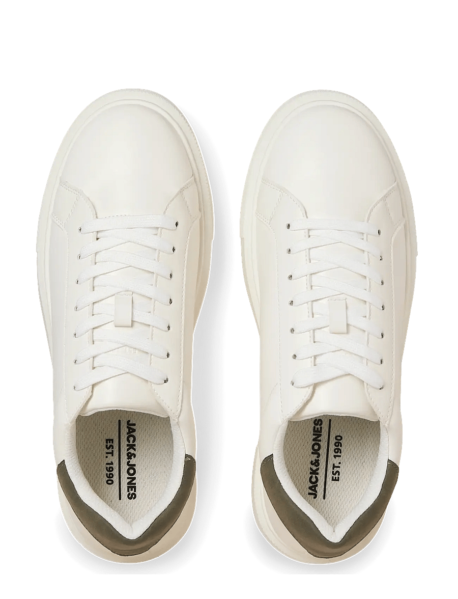 Jack & Jones - JFWASPIRE CUPSOLE PU SNEAKER NOOS - lave sneakers - white - 2