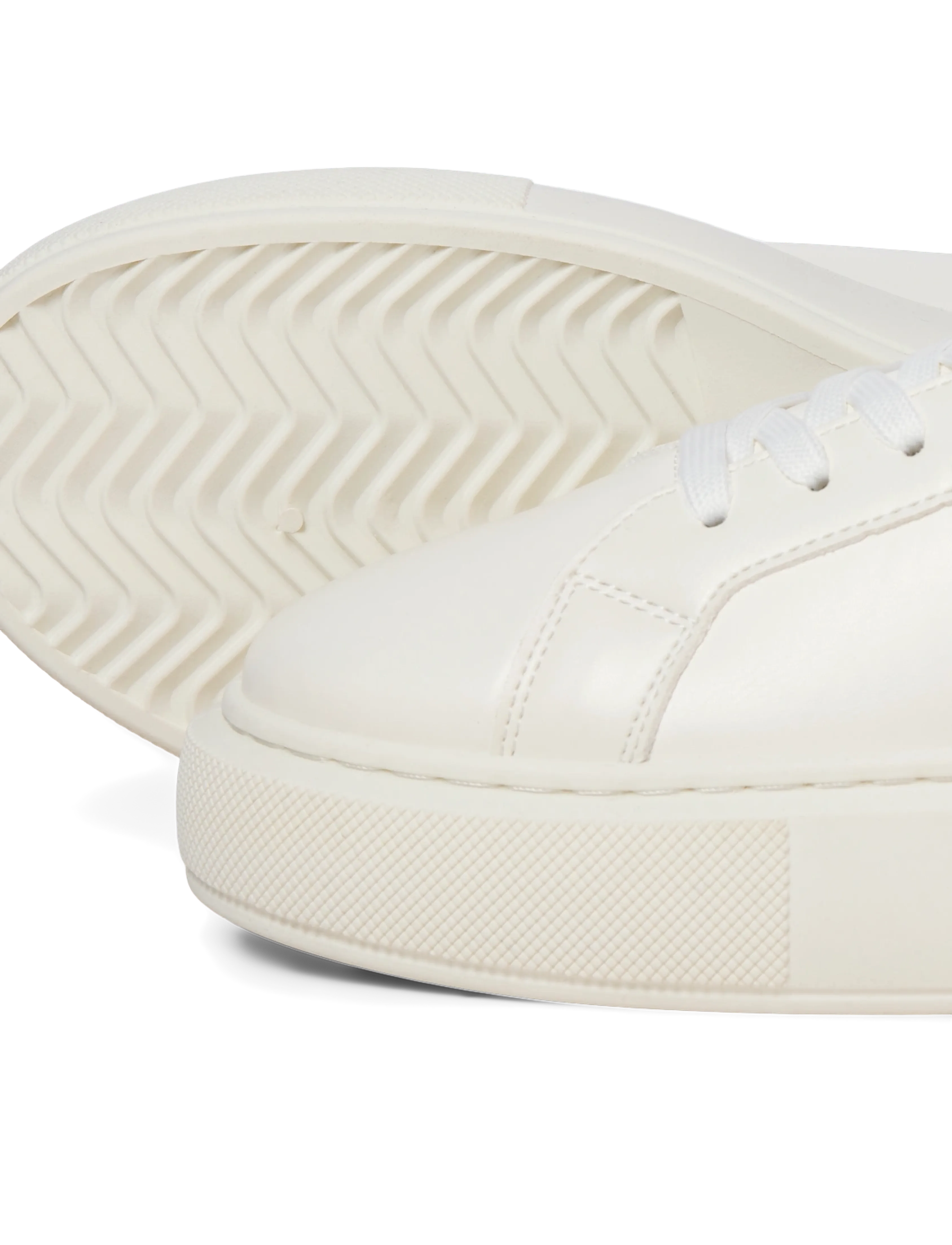 Jack & Jones - JFWASPIRE CUPSOLE PU SNEAKER NOOS - lave sneakers - white - 3