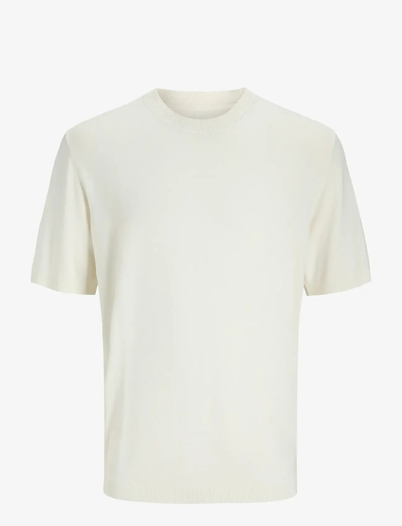 Jack & Jones - JPRCCWILLIAM KNIT CREW NECK SS SN - rund hals - cloud dancer - 1