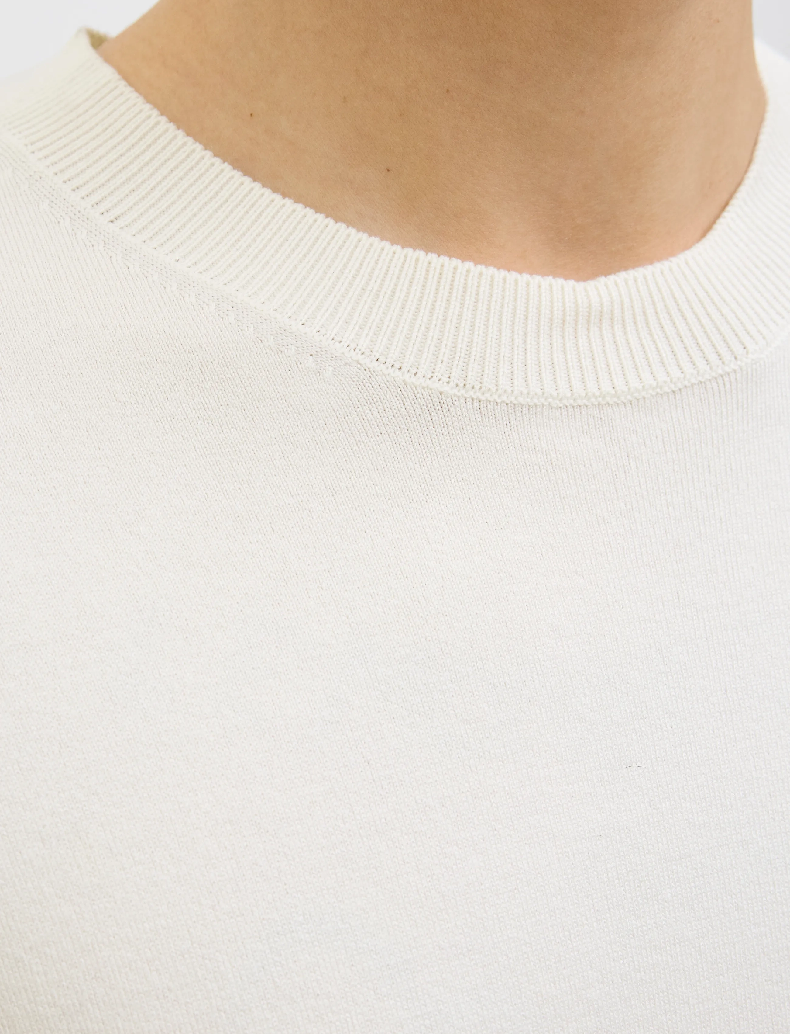 JACK & JONES Jprccwilliam Knit Crew Neck Ss Sn t-shirts - bas herr – bild 6