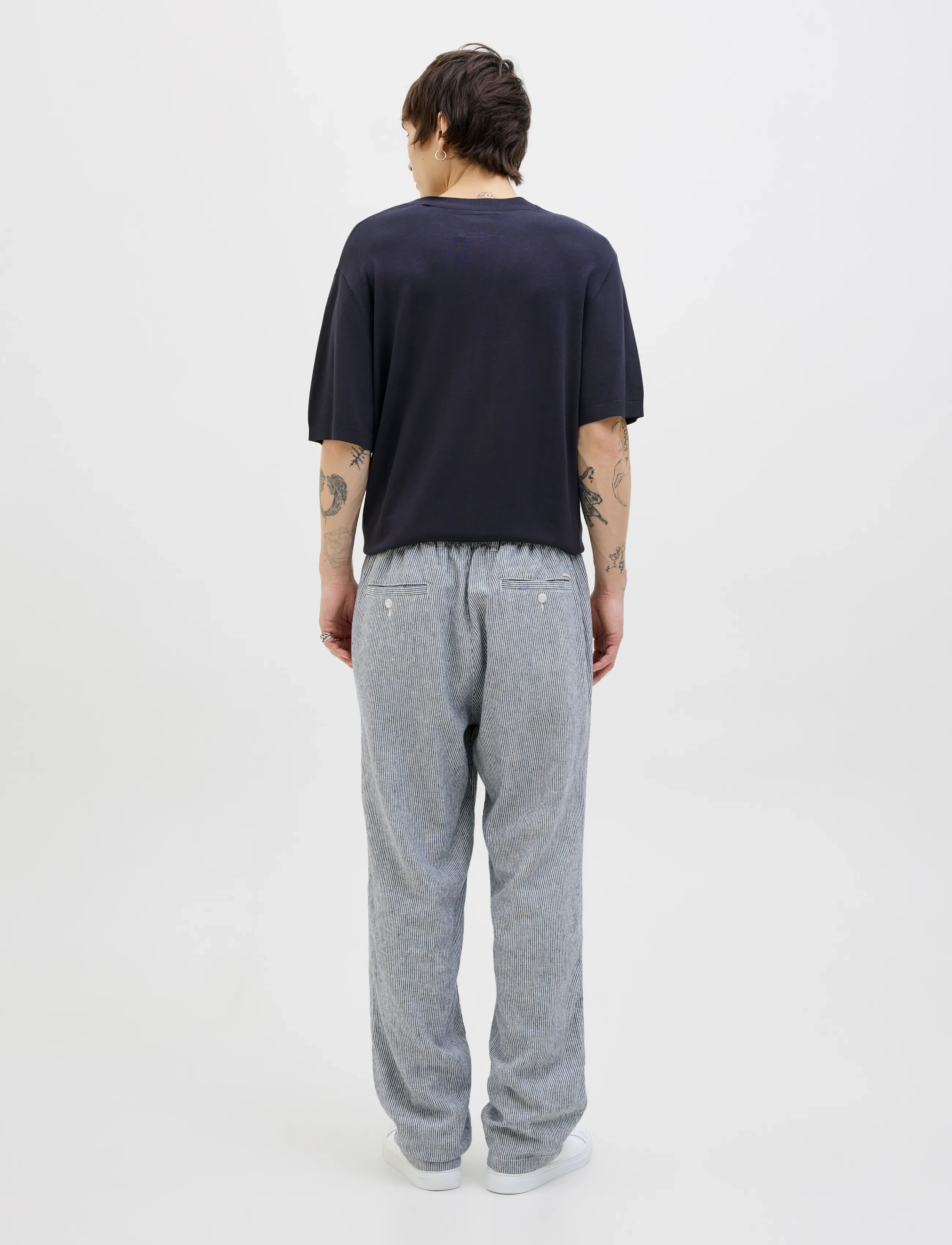 Jack & Jones - JPRCCWILLIAM KNIT CREW NECK SS SN - adījumi ar apaļu kakla izgriezumu - night sky - 2