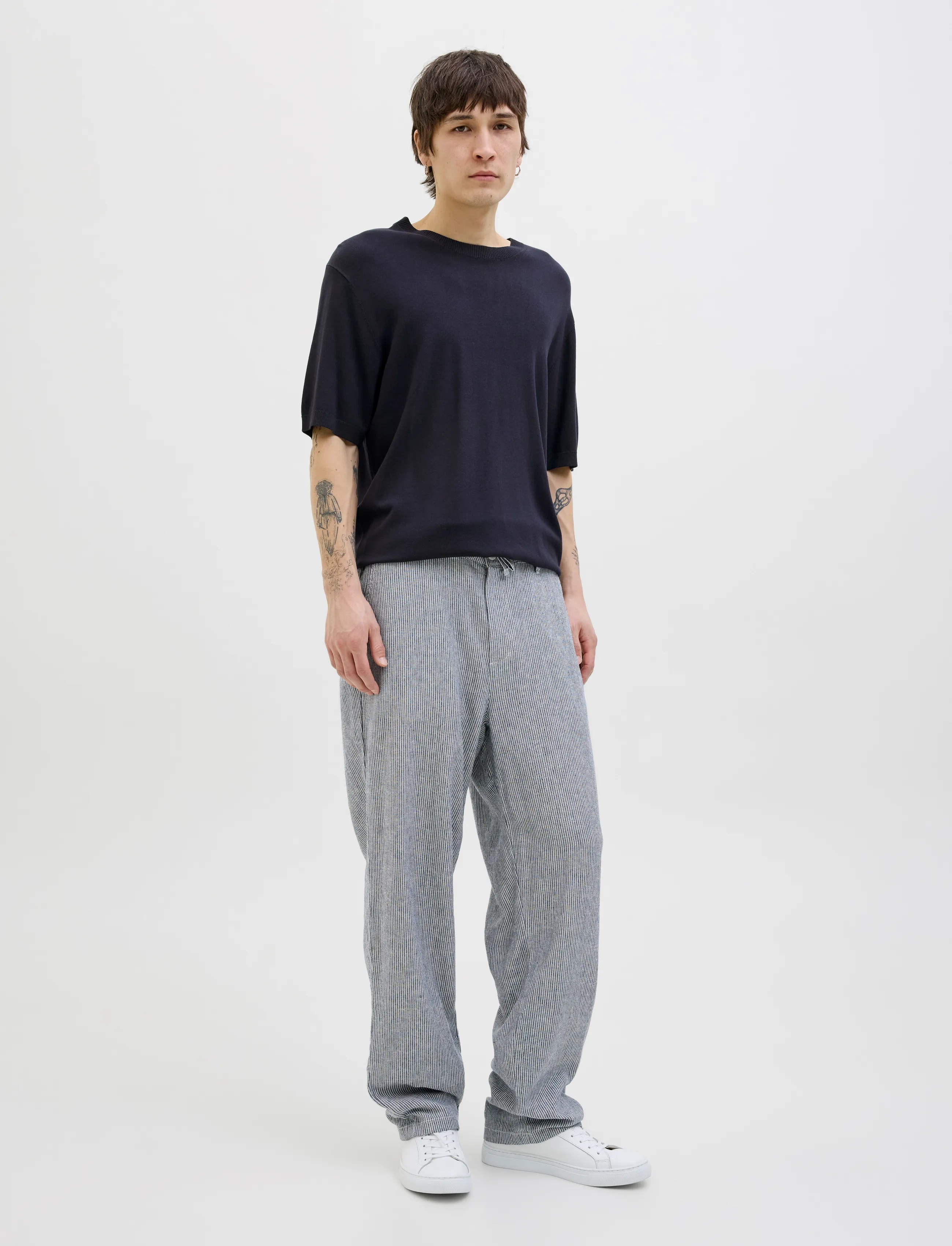 Jack & Jones - JPRCCWILLIAM KNIT CREW NECK SS SN - adījumi ar apaļu kakla izgriezumu - night sky - 3