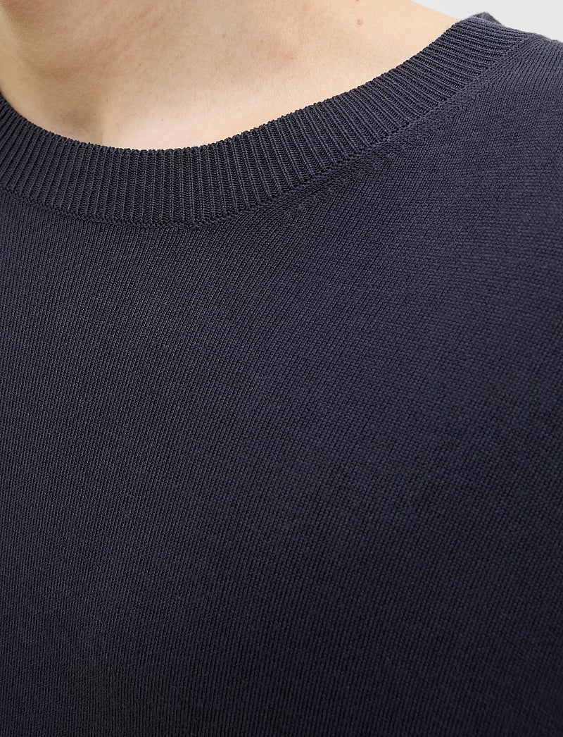Jack & Jones - JPRCCWILLIAM KNIT CREW NECK SS SN - rundhals - night sky - 5