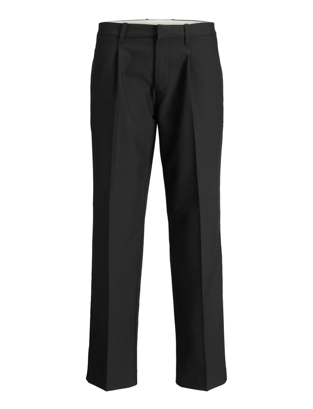 Jack & Jones JPRCCKARL JJCAMERON PLEATED CHINO NOOS - Jack & Jones - BLACK / black