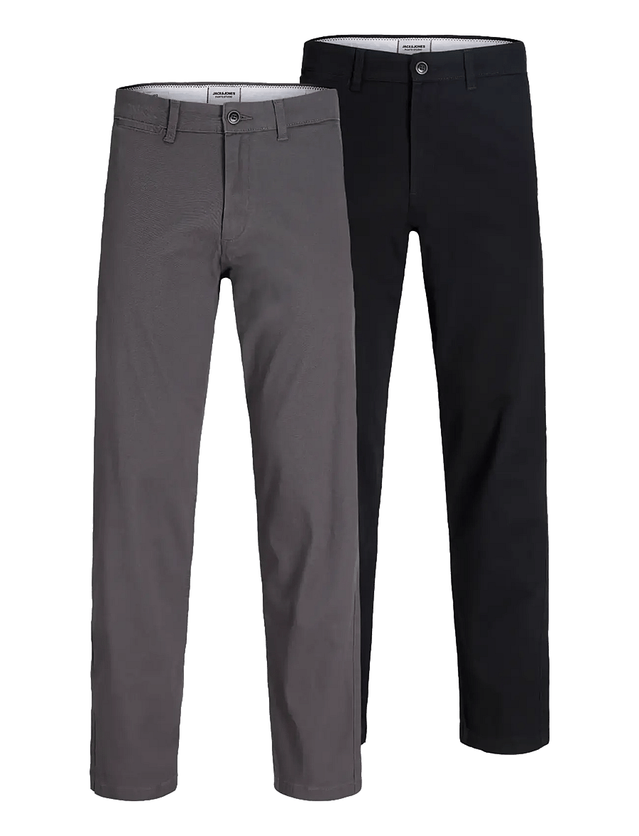 Jack & Jones - JPSTKANE DAVE CHINO 2PK MP NOOS - chinos - black - 1