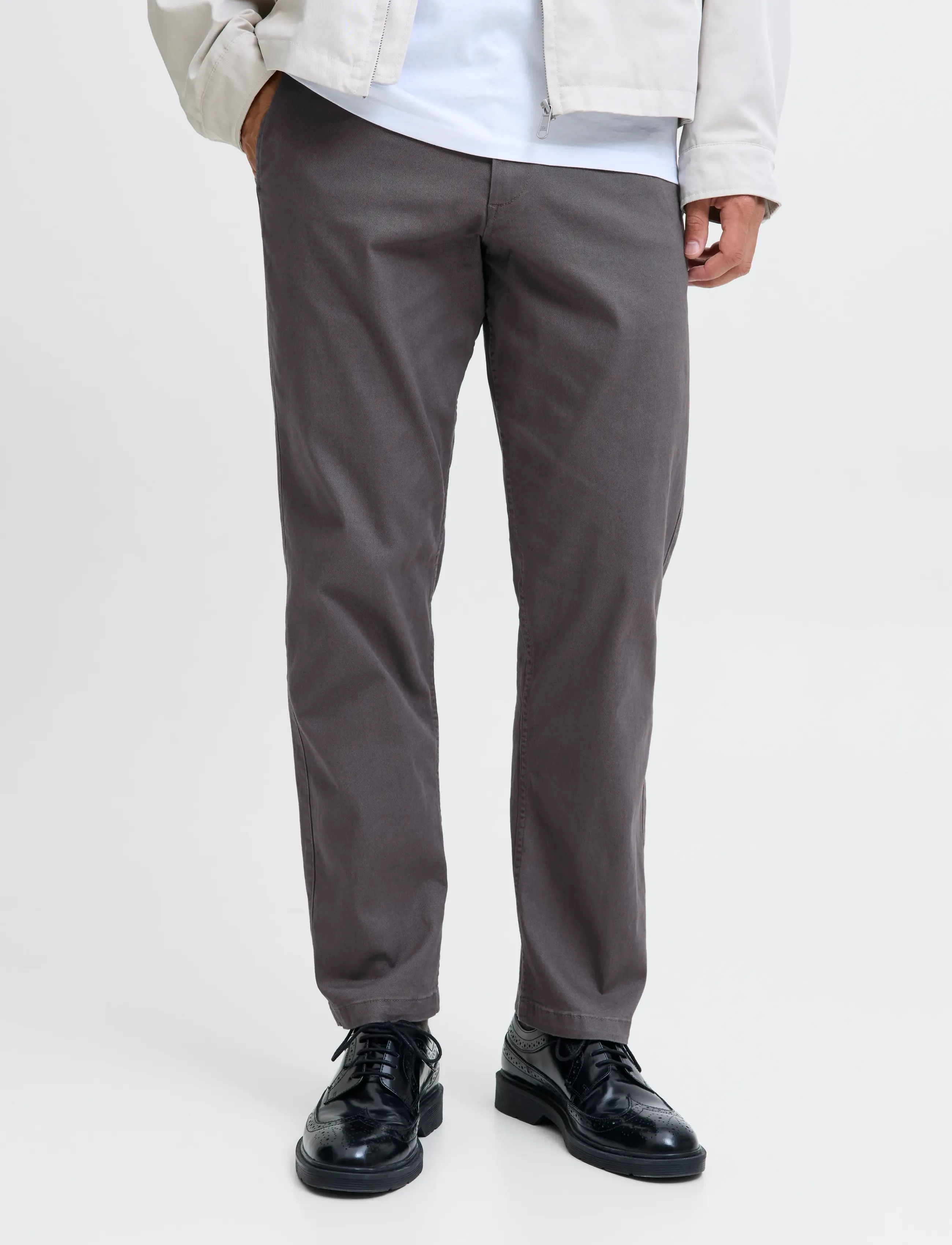 Jack & Jones Jpstkane Dave Chino 2Pk Mp Noos, 30 x 30, Trousers, Grau - Chinos, Männerswear