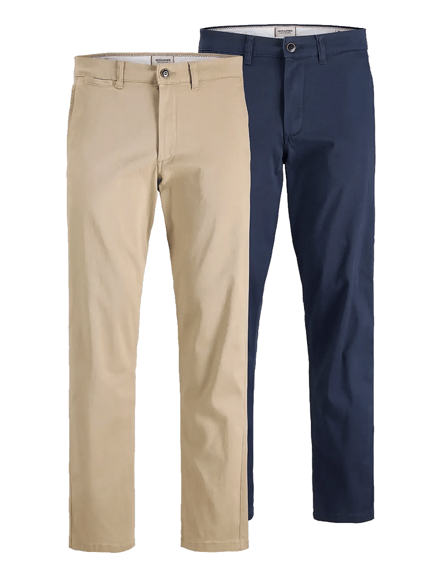 Jack & Jones - JPSTKANE DAVE CHINO 2PK MP NOOS - chinos - crockery - 1