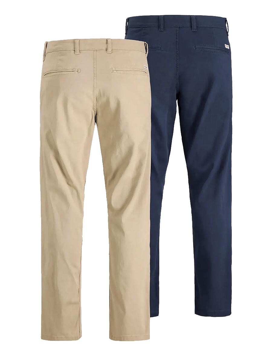 Jack & Jones - JPSTKANE DAVE CHINO 2PK MP NOOS - chinos - crockery - 2