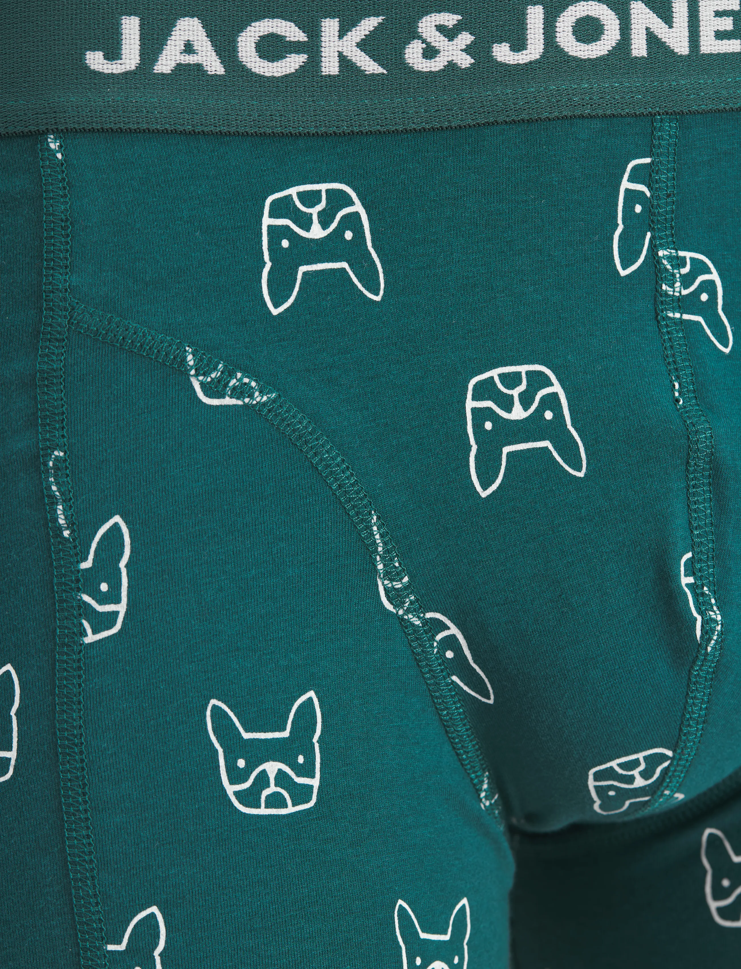 Jack & Jones - JACDENIM DOG TRUNKS 3 PACK NOOS - boxerkalsonger - dark navy - 3