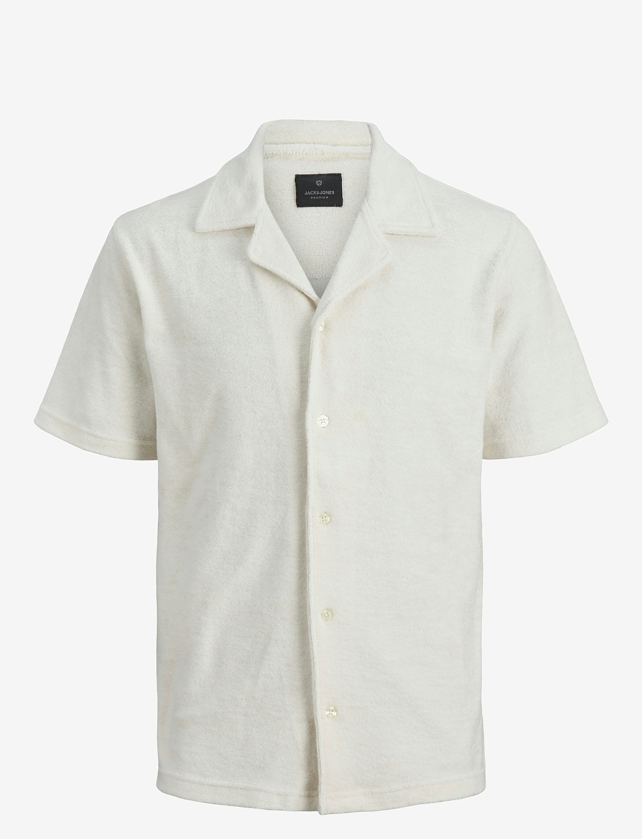 Jack & Jones - JPRBLABEN SS SHIRT - kortärmade skjortor - cloud dancer - 0