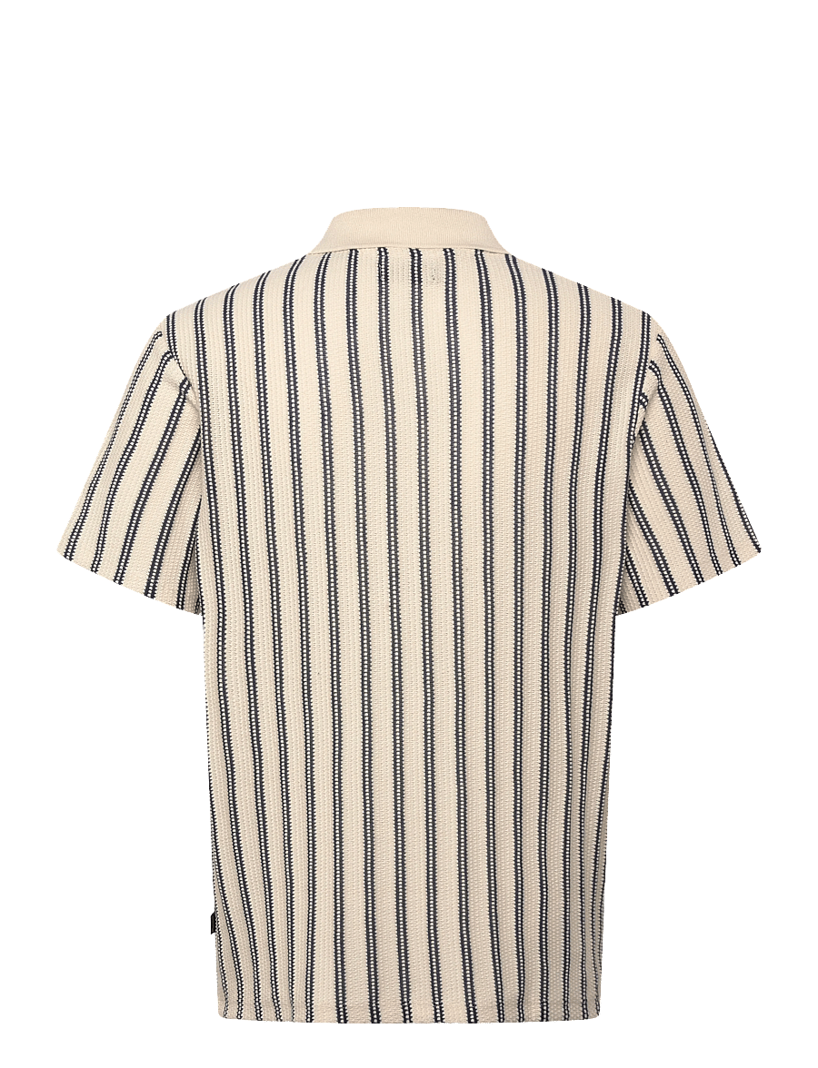 Jack & Jones - JPRBLUHARRY SS SPLIT NECK POLO SN - kurzärmelig - cloud dancer - 1