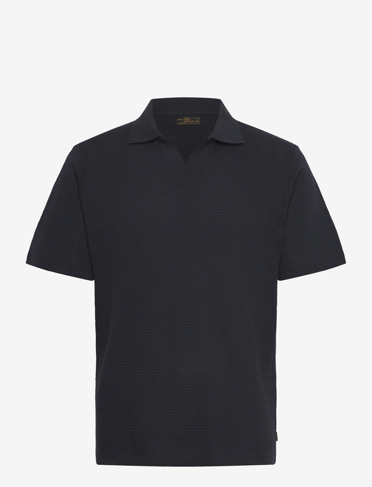 Jack & Jones - JPRBLUHARRY SS SPLIT NECK POLO SN - kortærmede poloer - dark navy - 0