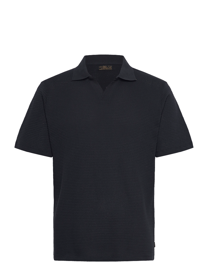 Jack & Jones - JPRBLUHARRY SS SPLIT NECK POLO SN - kurzärmelig - dark navy - 0