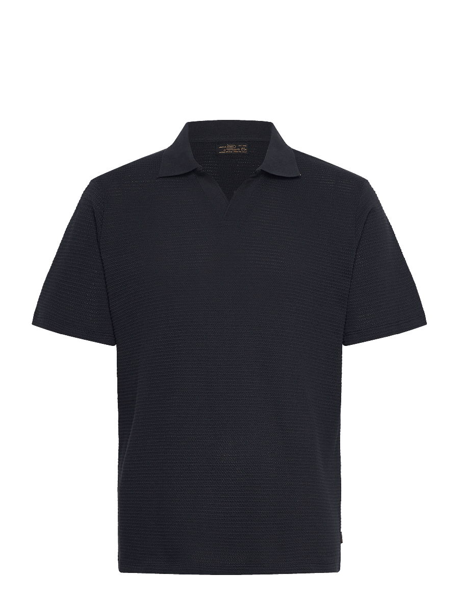 Jack & Jones - JPRBLUHARRY SS SPLIT NECK POLO SN - kurzärmelig - dark navy - 0