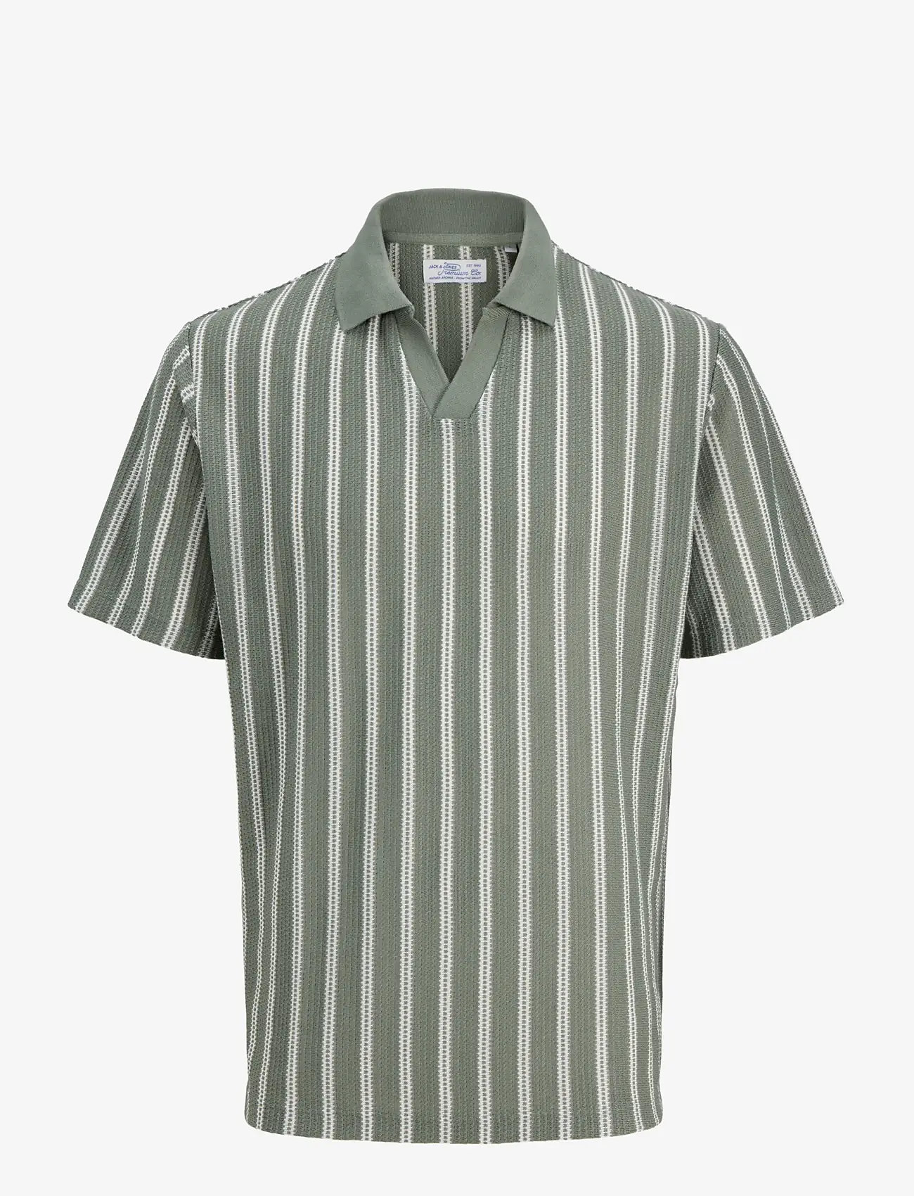 Jack & Jones - JPRBLUHARRY SS SPLIT NECK POLO SN - kortermede - laurel wreath - 1