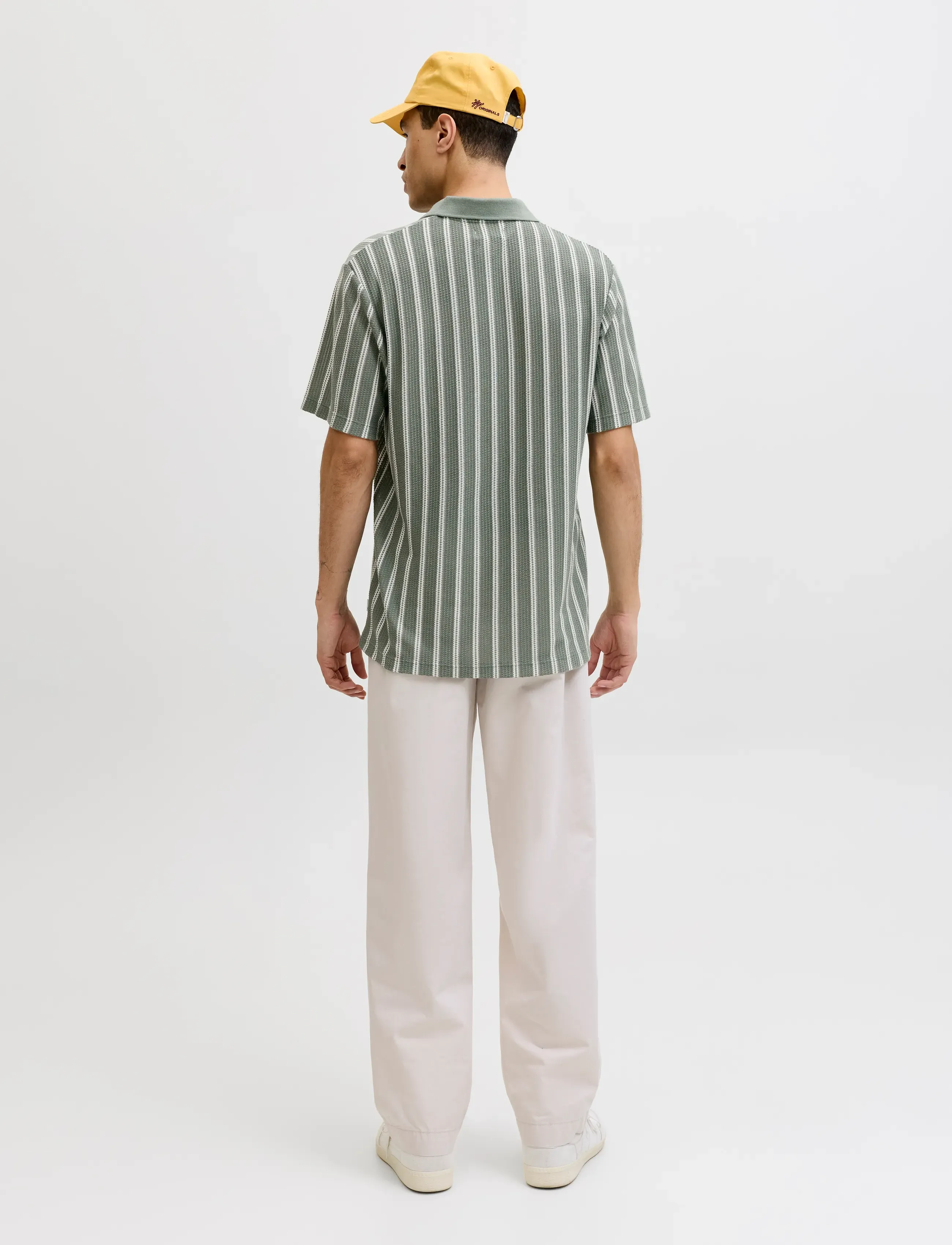 Jack & Jones - JPRBLUHARRY SS SPLIT NECK POLO SN - kortærmede poloer - laurel wreath - 3