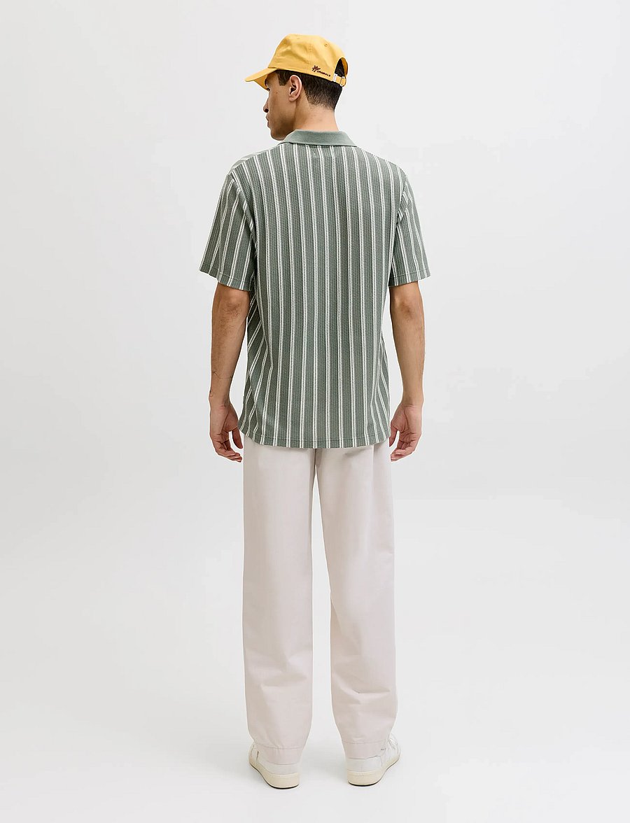 Jack & Jones - JPRBLUHARRY SS SPLIT NECK POLO SN - kurzärmelig - laurel wreath - 3