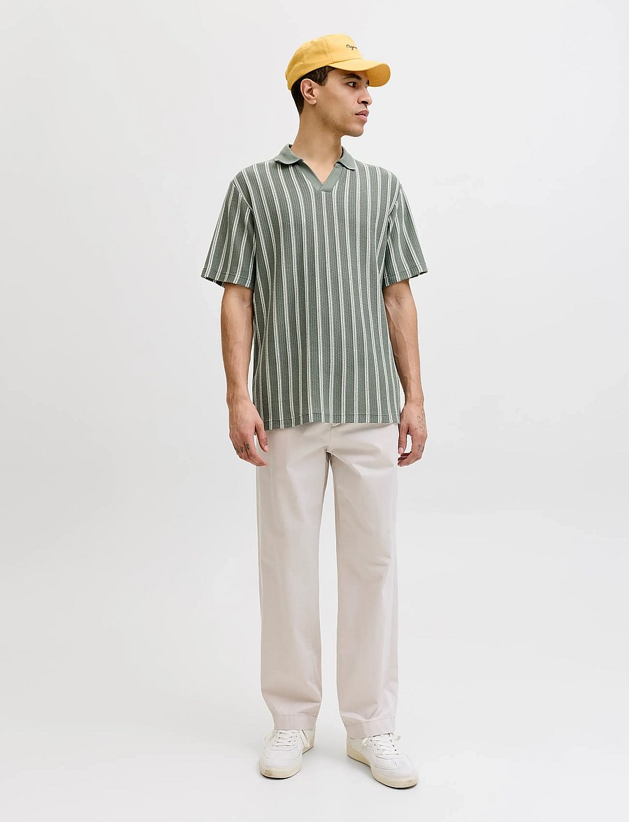 Jack & Jones - JPRBLUHARRY SS SPLIT NECK POLO SN - kurzärmelig - laurel wreath - 4