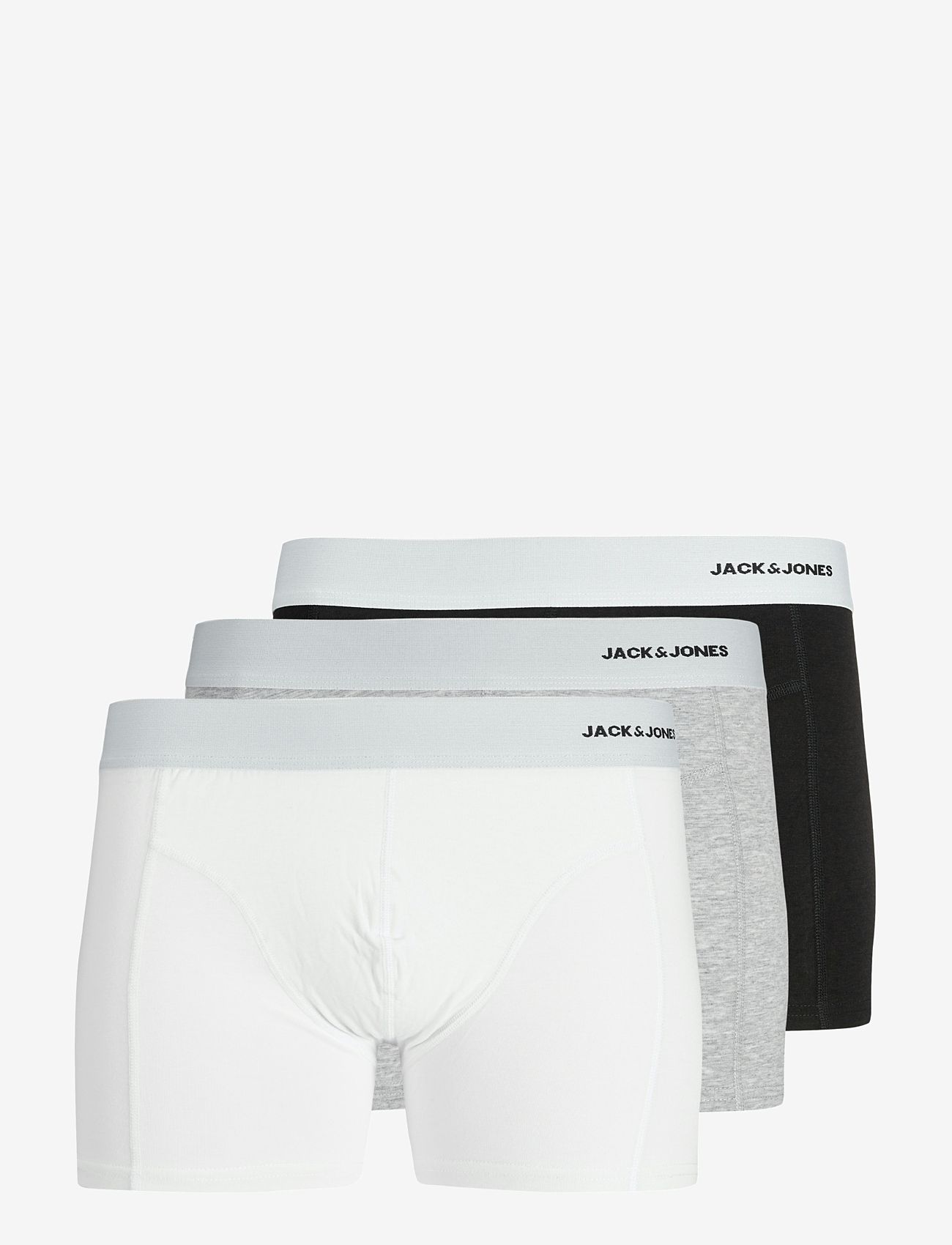 Jack & Jones - JACSENSE BAMBOO TRUNKS 3 PACK SN - white - 1