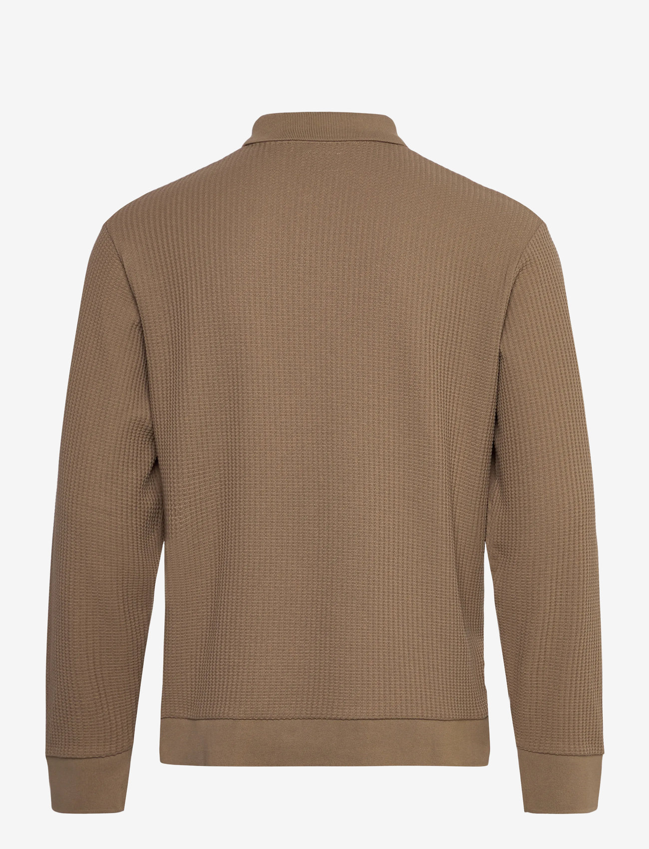 Jack & Jones - JPRBLAOWEN LS POLO STYD AW24 - pikkade varrukatega kootud polosärgid - greige - 1
