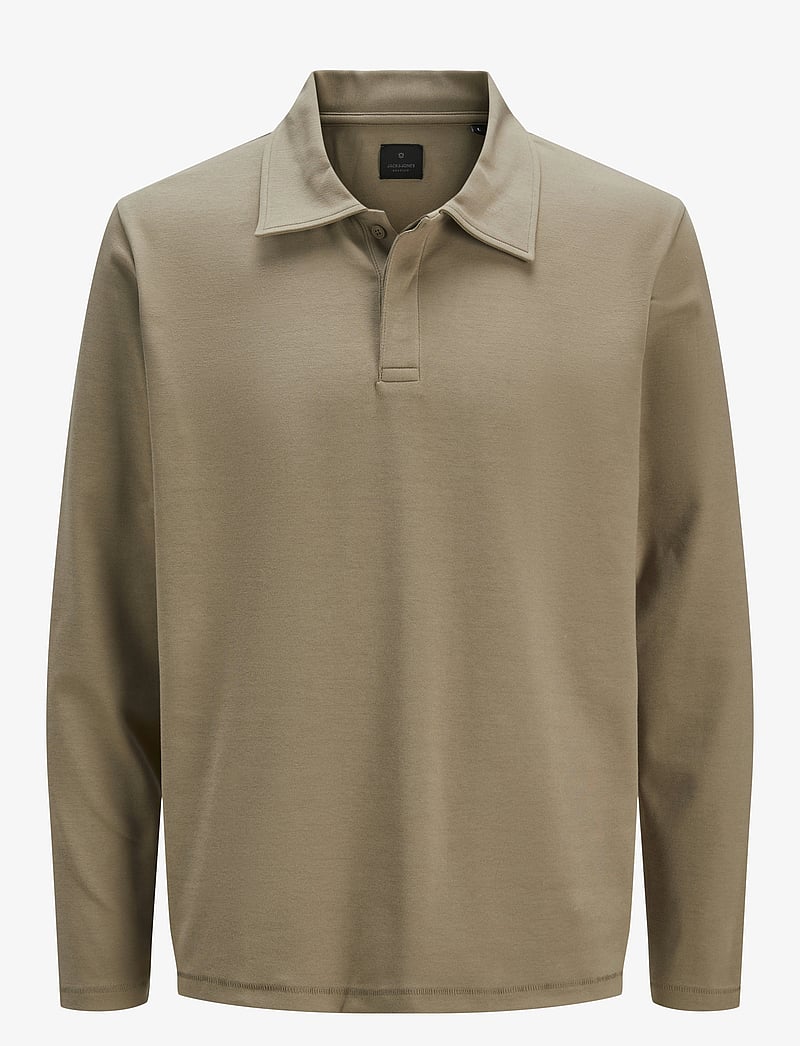 Jack & Jones - JPRBLACHAD LS POLO STYD AW24 - langärmelig - greige - 0