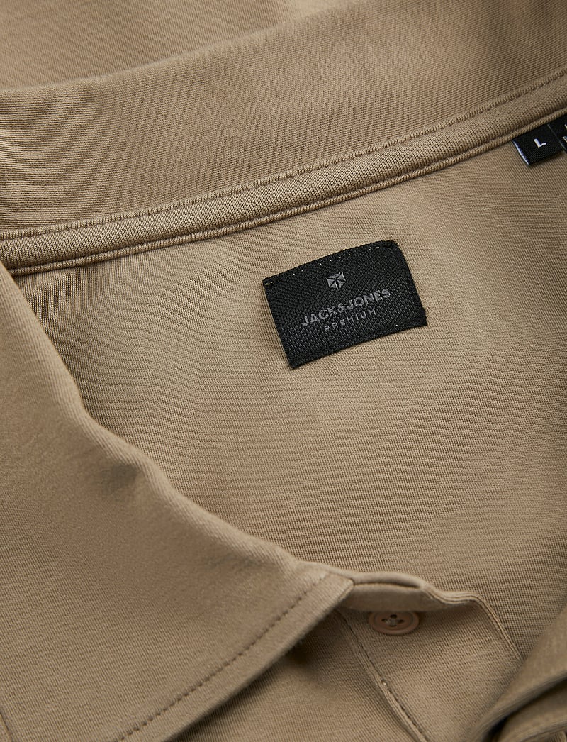 Jack & Jones - JPRBLACHAD LS POLO STYD AW24 - långärmade pikéer - greige - 1