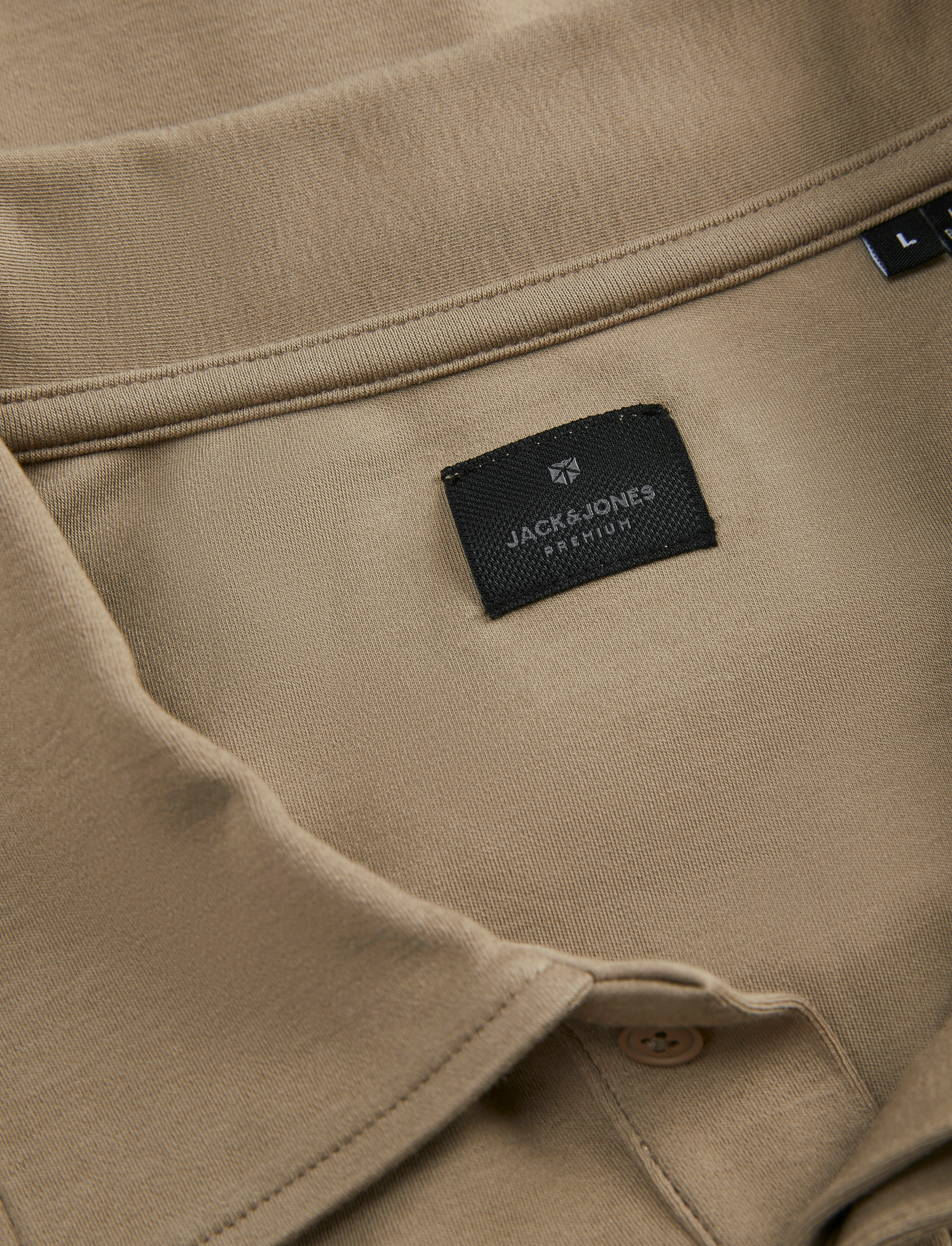 Jack & Jones - JPRBLACHAD LS POLO STYD AW24 - polo krekli ar garām piedurknēm - greige - 1