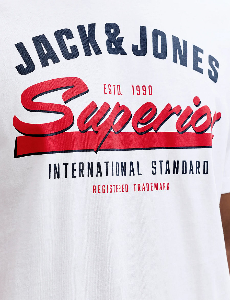Jack & Jones - JJELOGO TEE SS O-NECK 2 COL SS25 5PK MP - kurzärmelige t-shirts - oceanview - 5