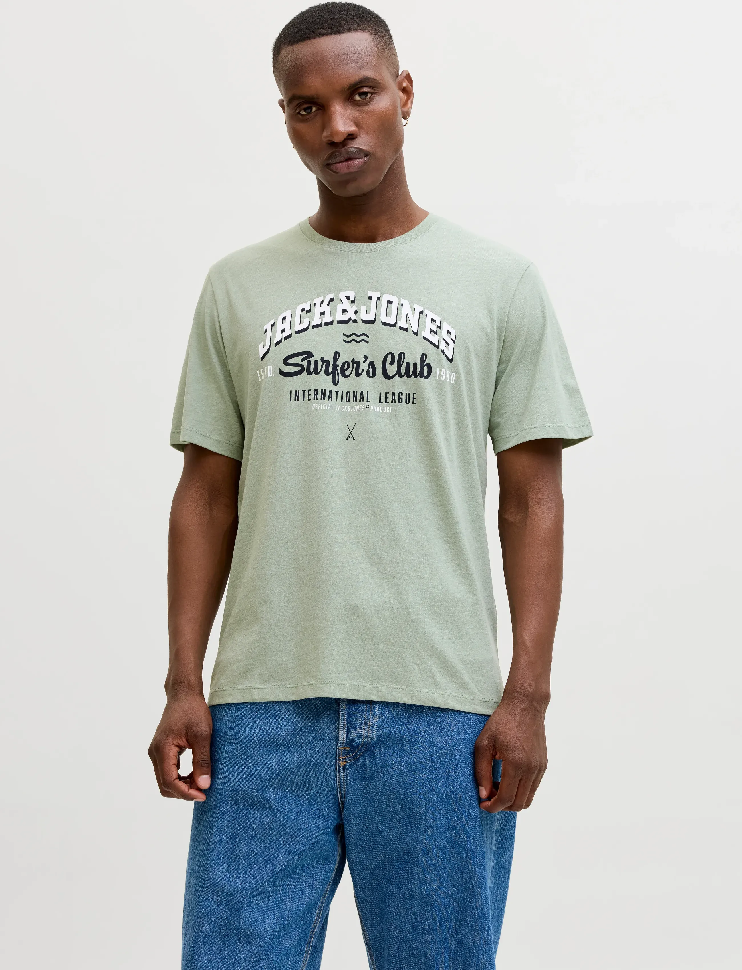 JACK & JONES Jjelogo Tee Ss O-Neck 2 Col Ss25 5Pk Mp t-shirts - bas herr – bild 6