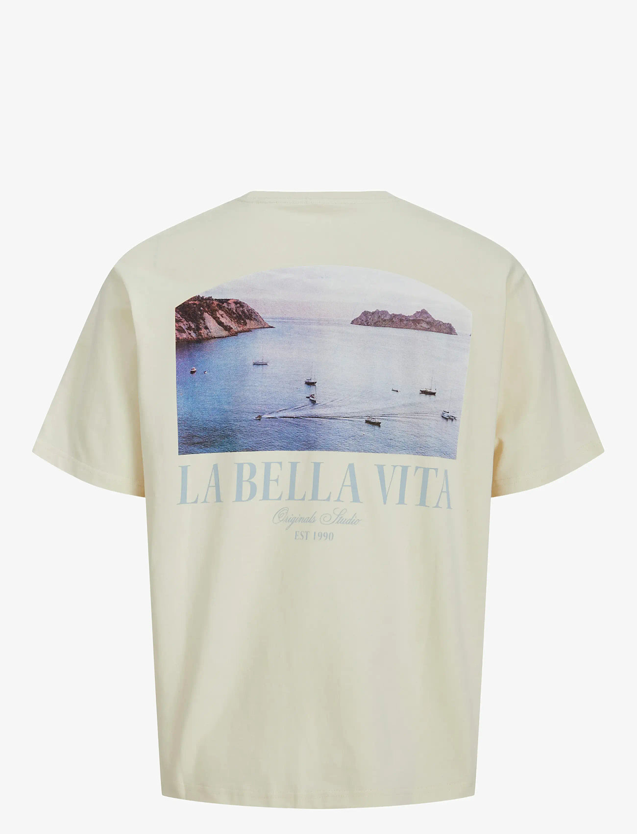 Jack & Jones - JORHYDRA PHOTO TEE SS CREW NECK - kortærmede t-shirts - antique white - 2